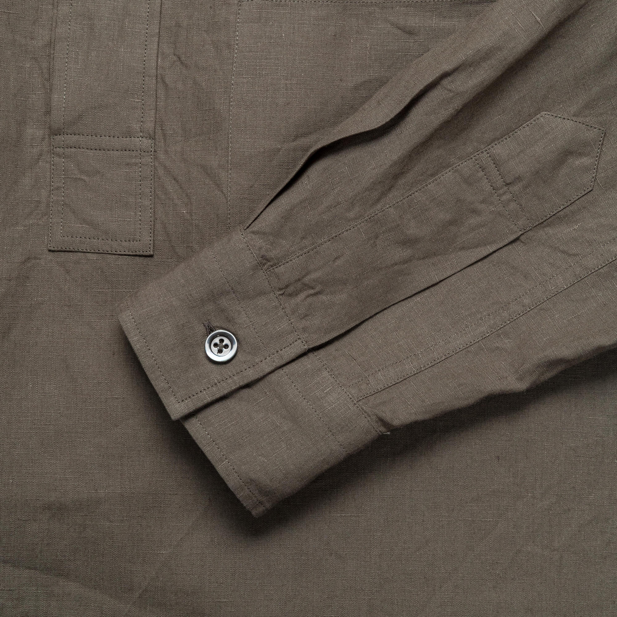 Archive Overhead Shirt - Shirting Linen Bay - Image 3