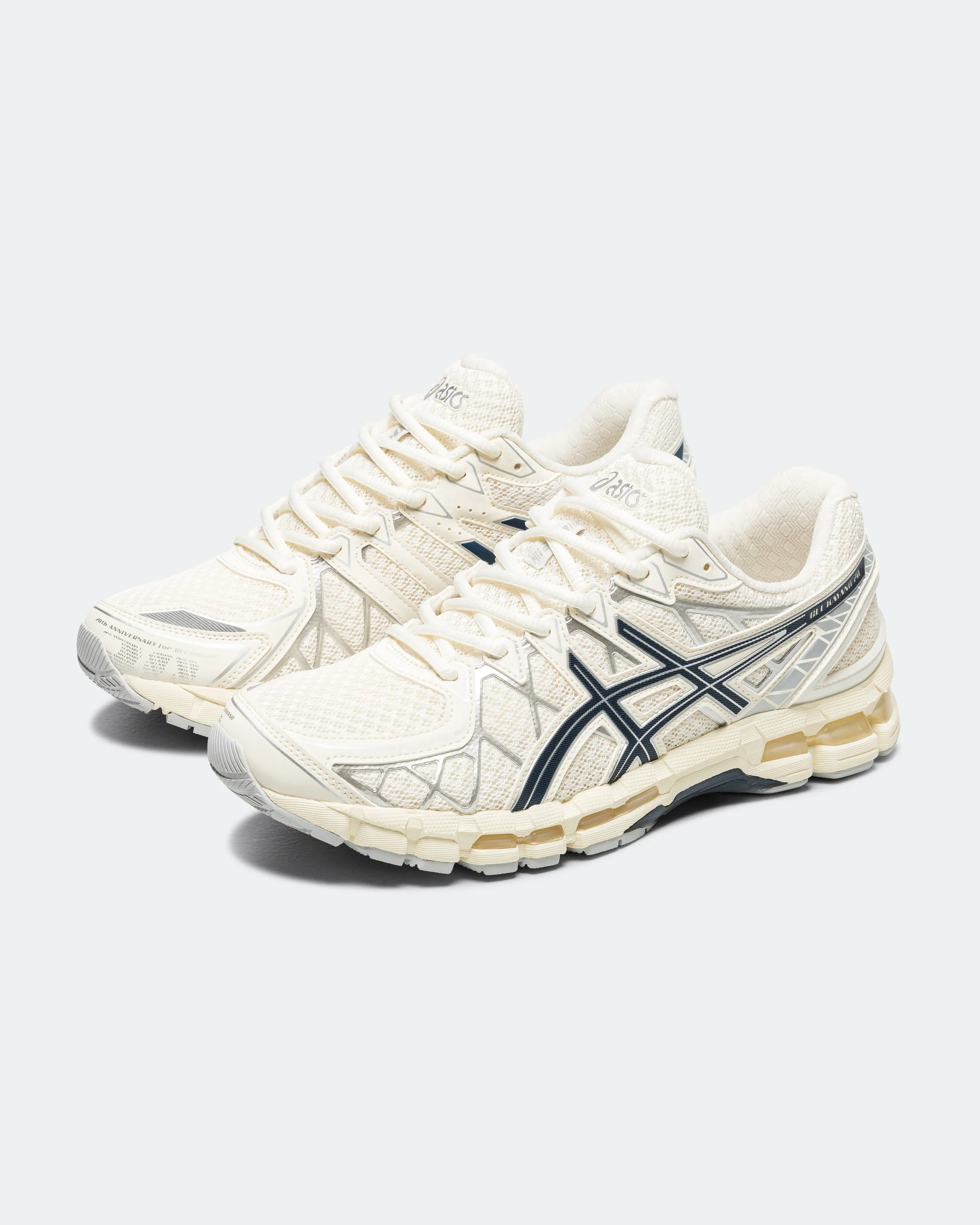 GEL-Kayano 20 - Cream/Independence Blue - Image 2