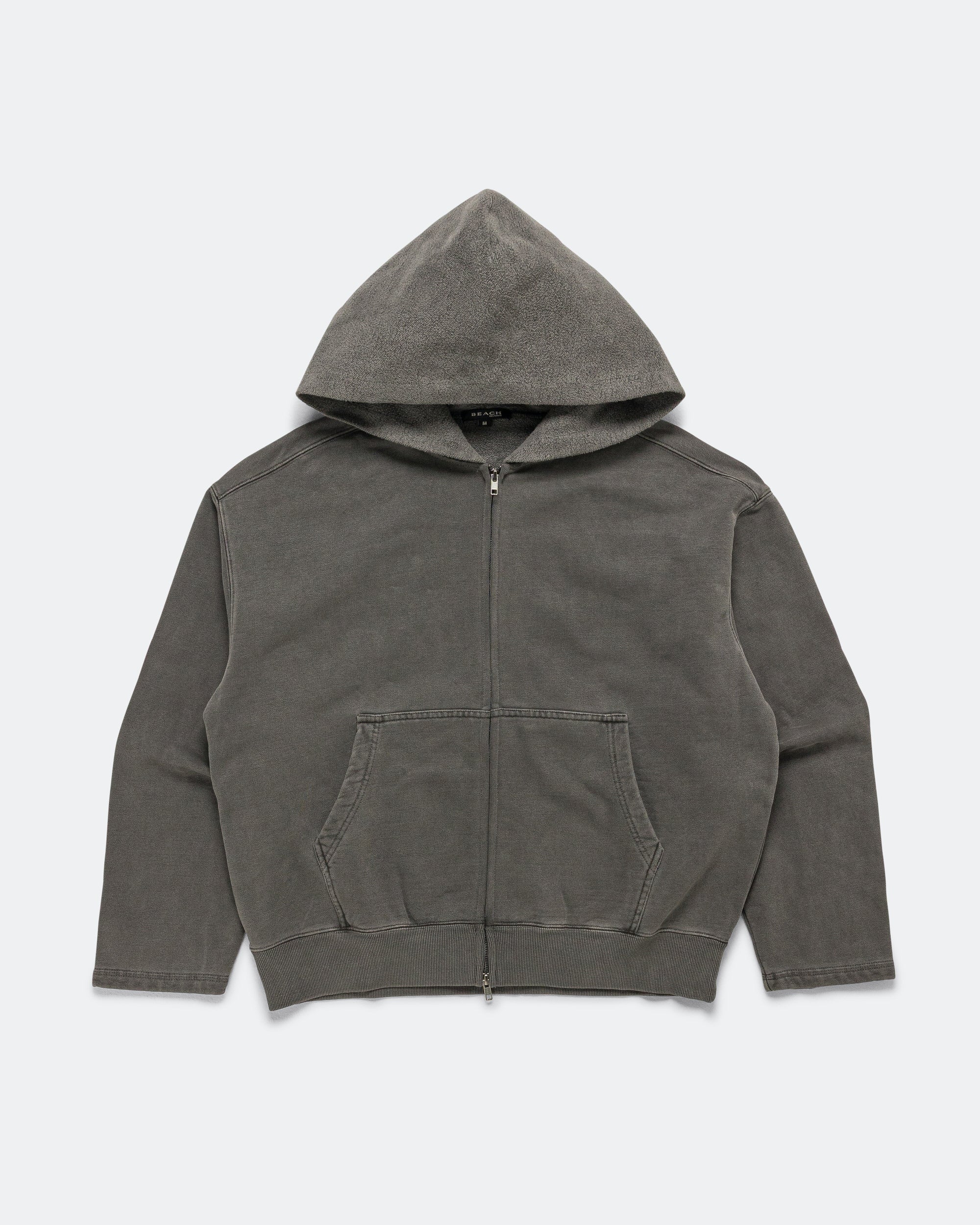 Bomber Hoodie - Charcoal