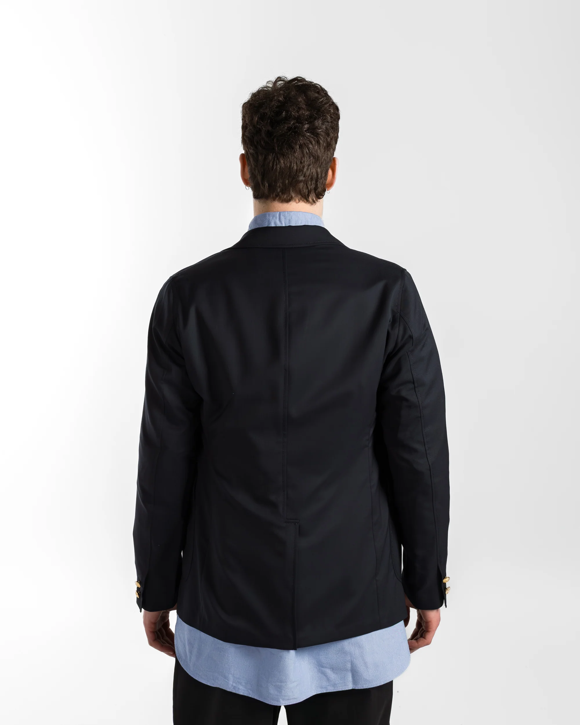3B Blazer Combat Wool - Navy - Image 4