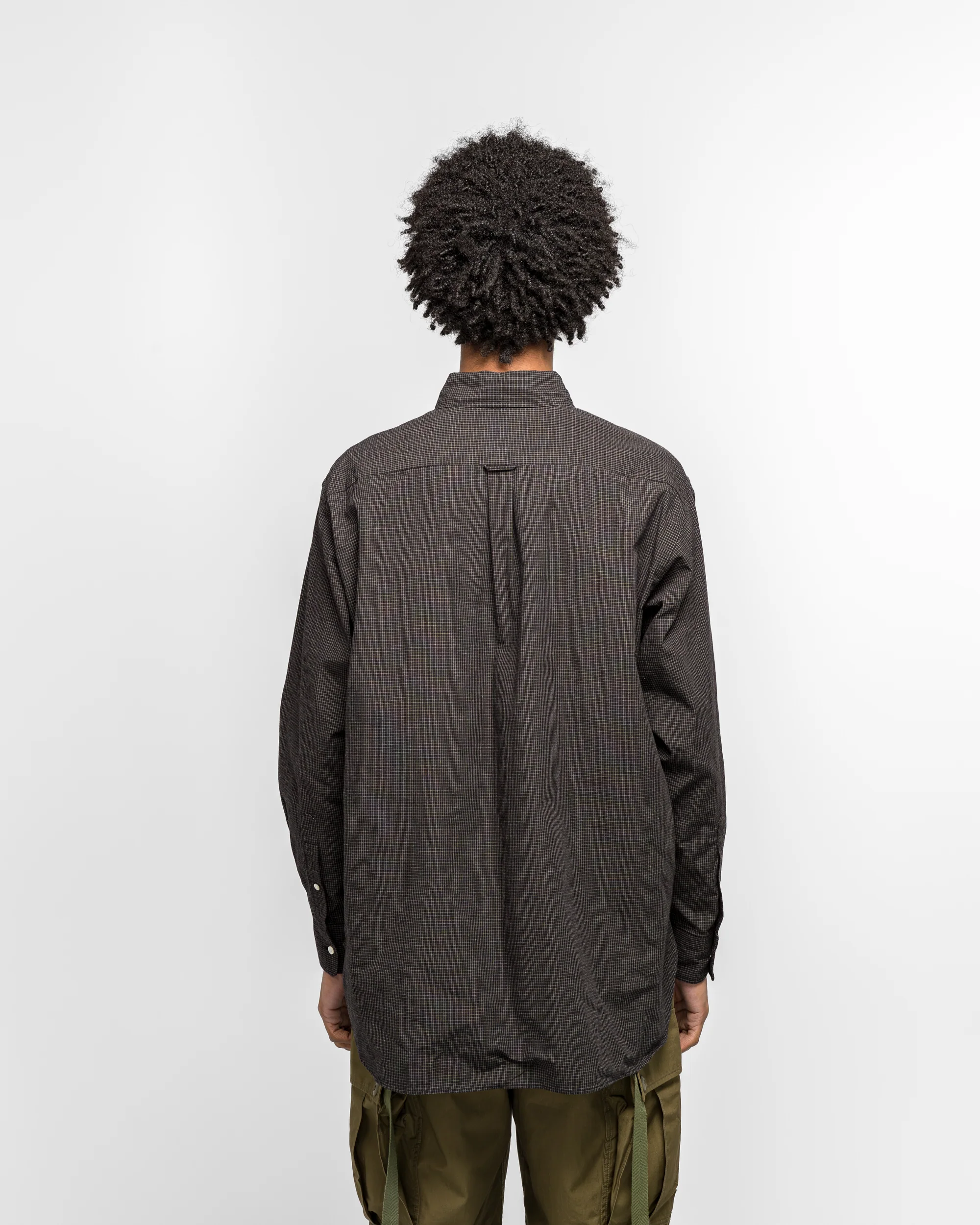 B.D. Graph Plaid - Black - Image 4