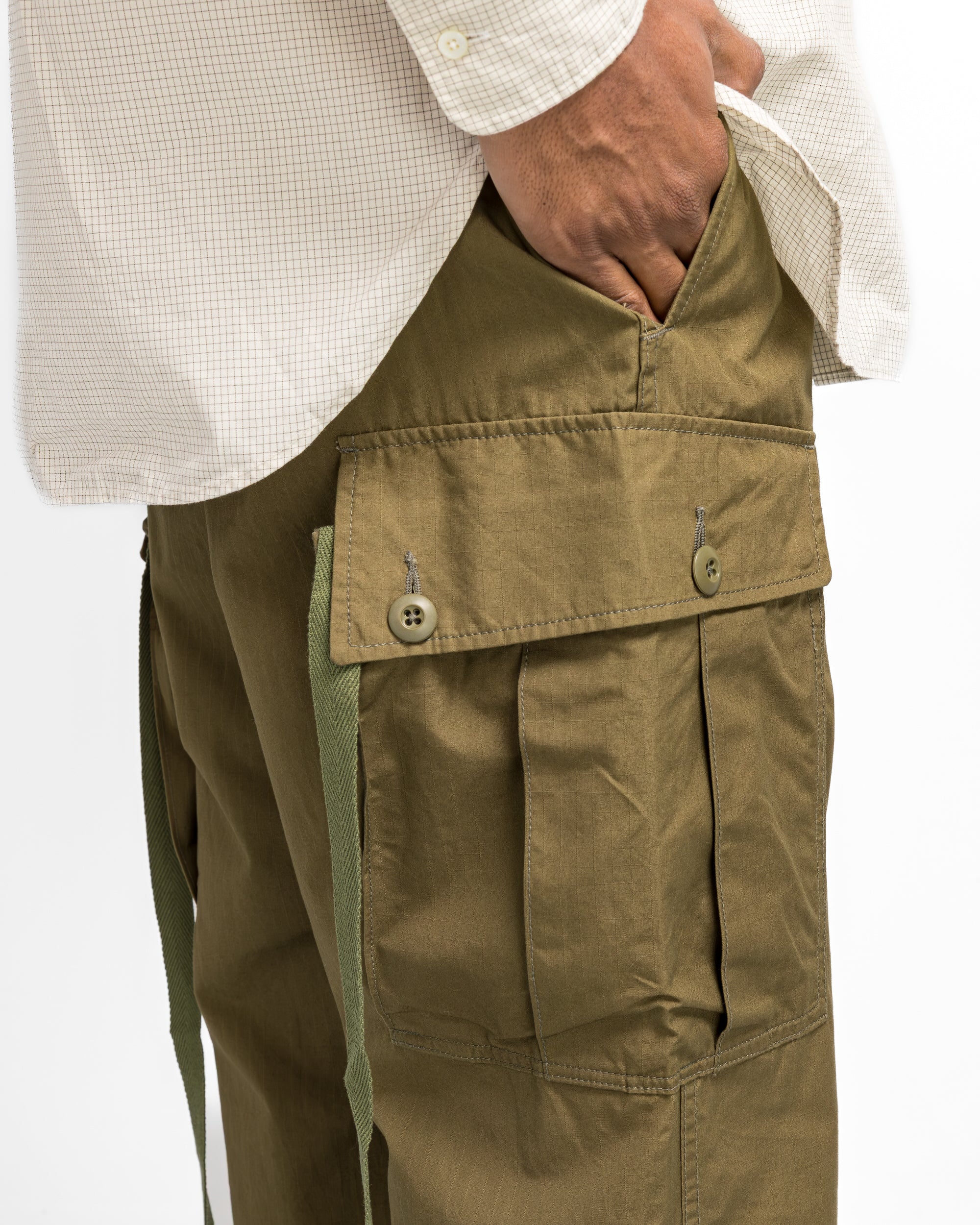 MIL 6Pocket 80/3 Rip Stop Pants - Olive - Image 5