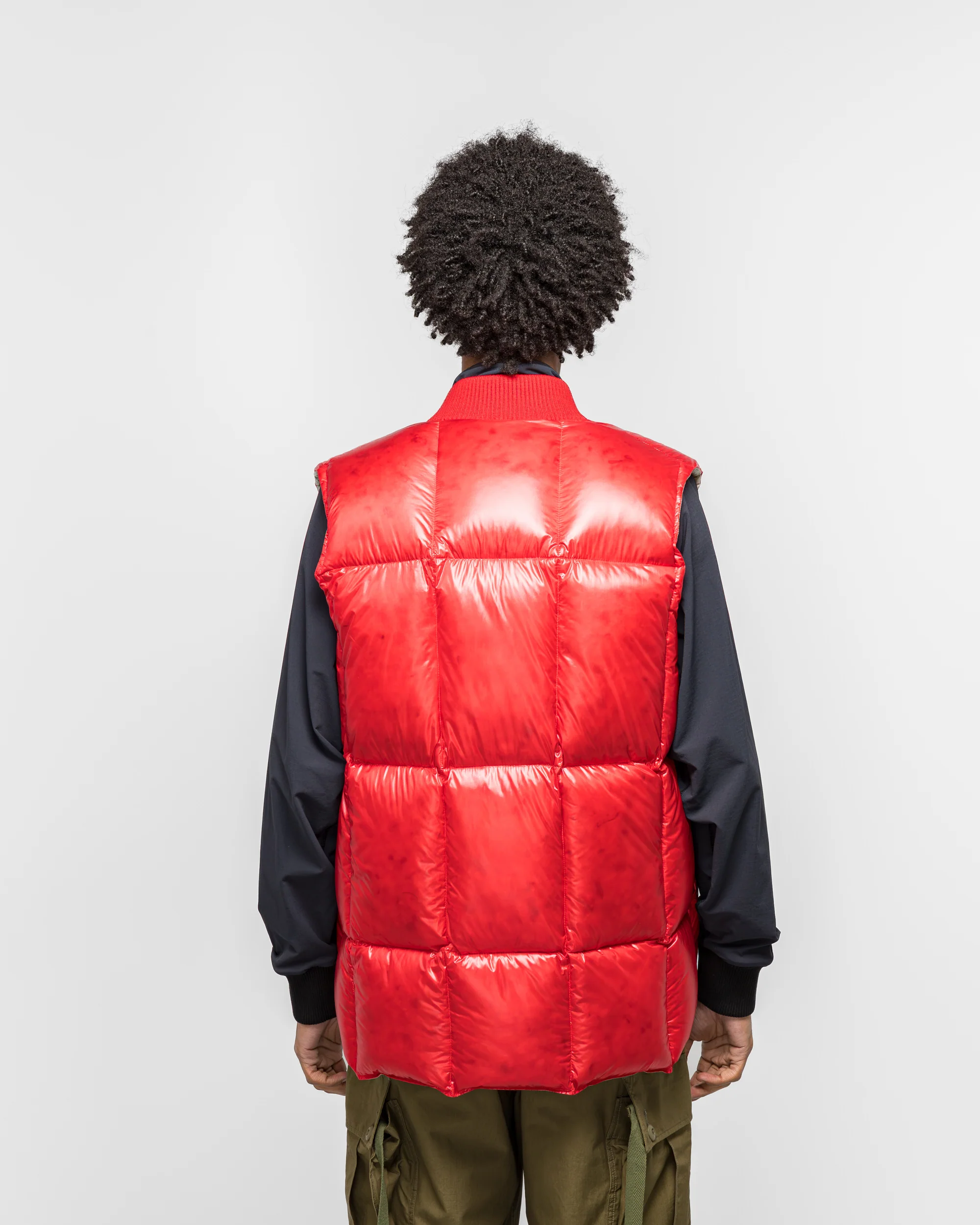 MT Down Vest - Red - Image 4