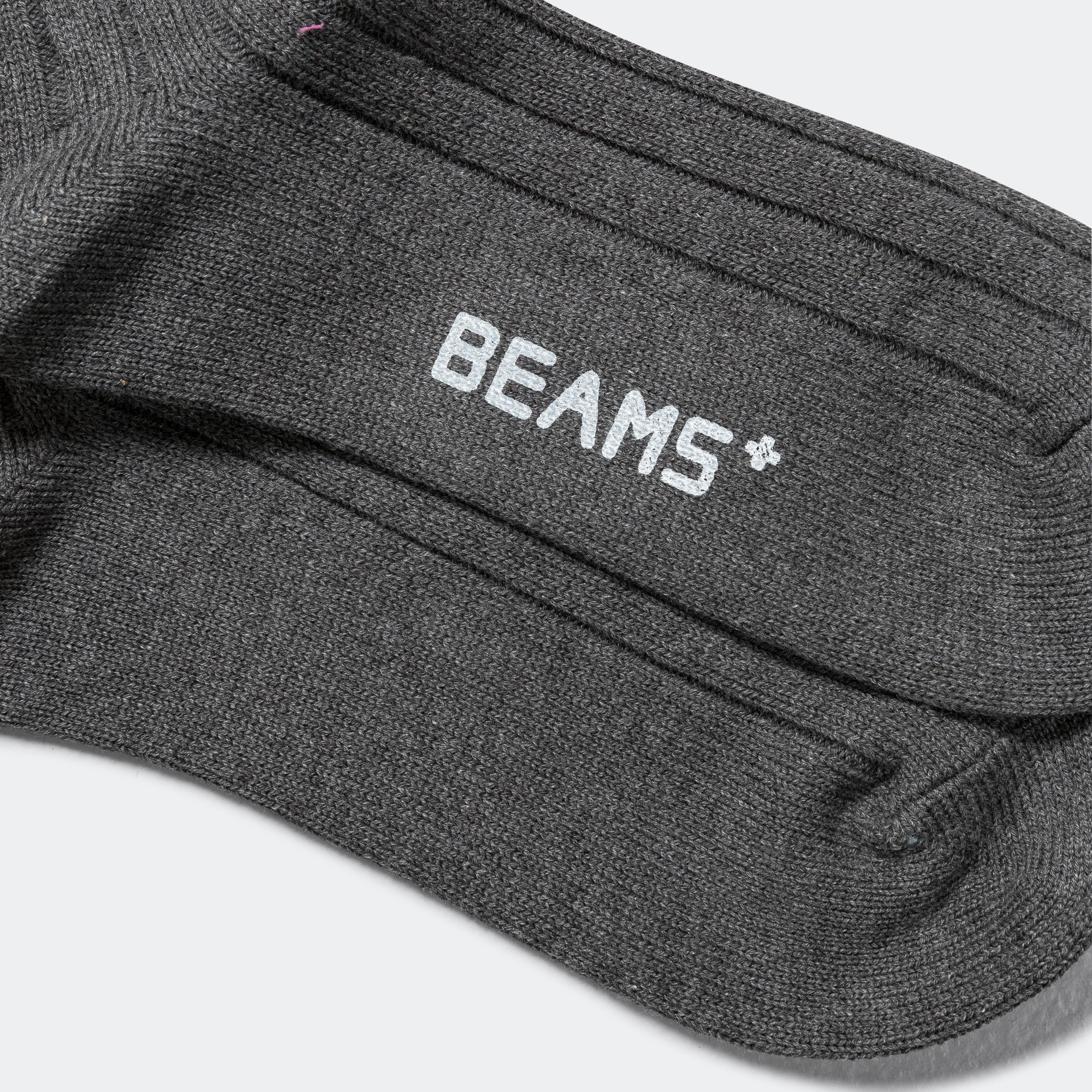 Solid Ribs Socks - Charcoal - Image 4