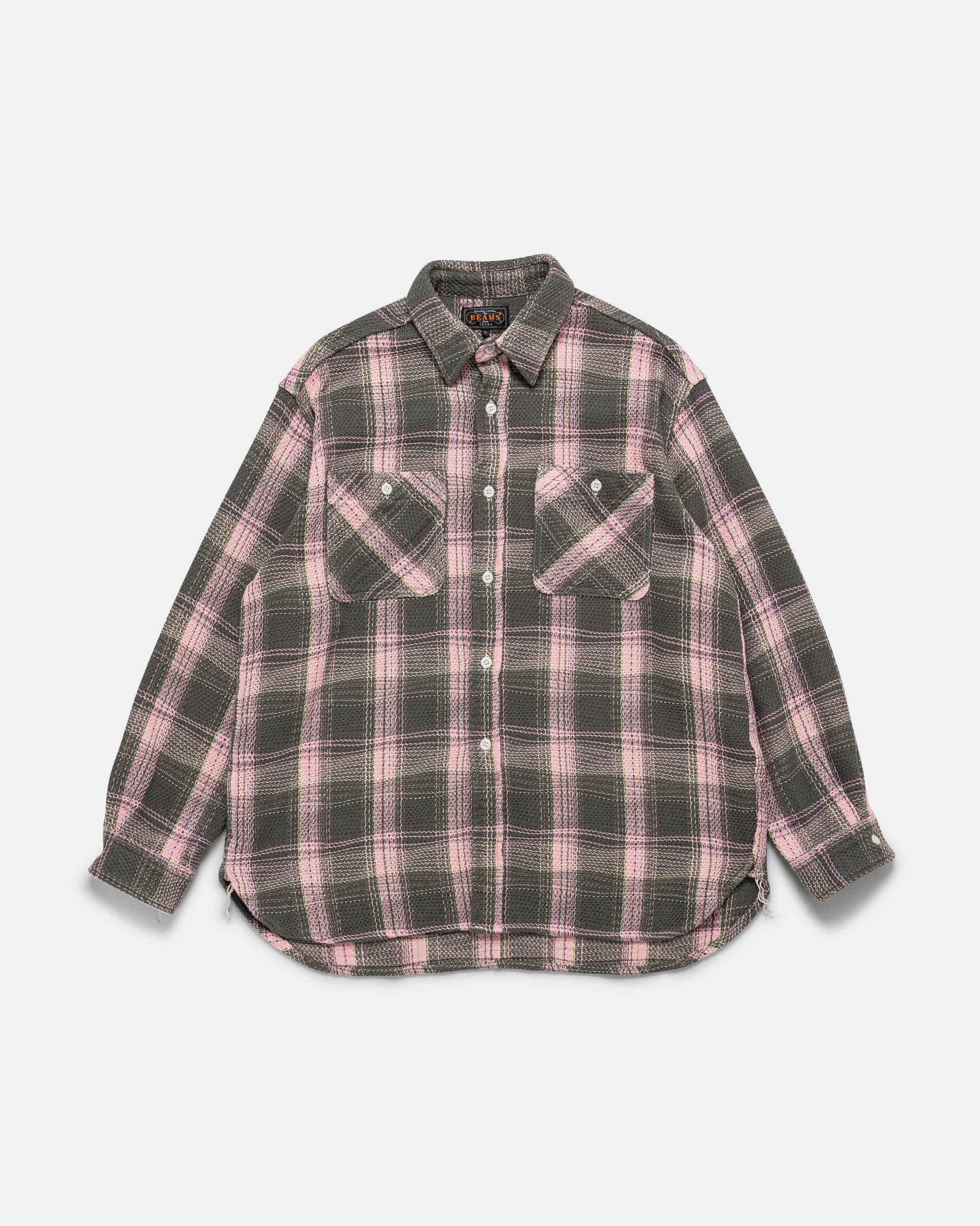 WORK Waffle Plaid - Pink