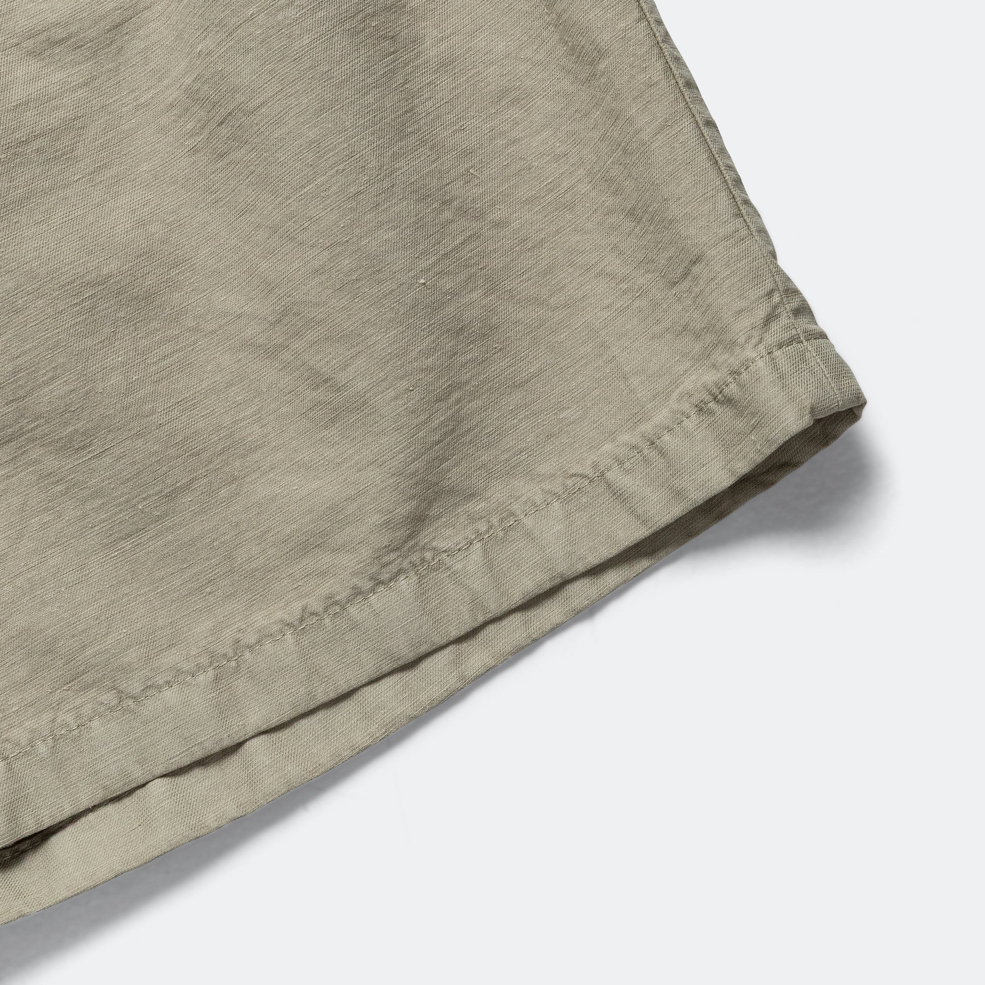 Benn Cotton Linen Shorts - Clay - Image 3