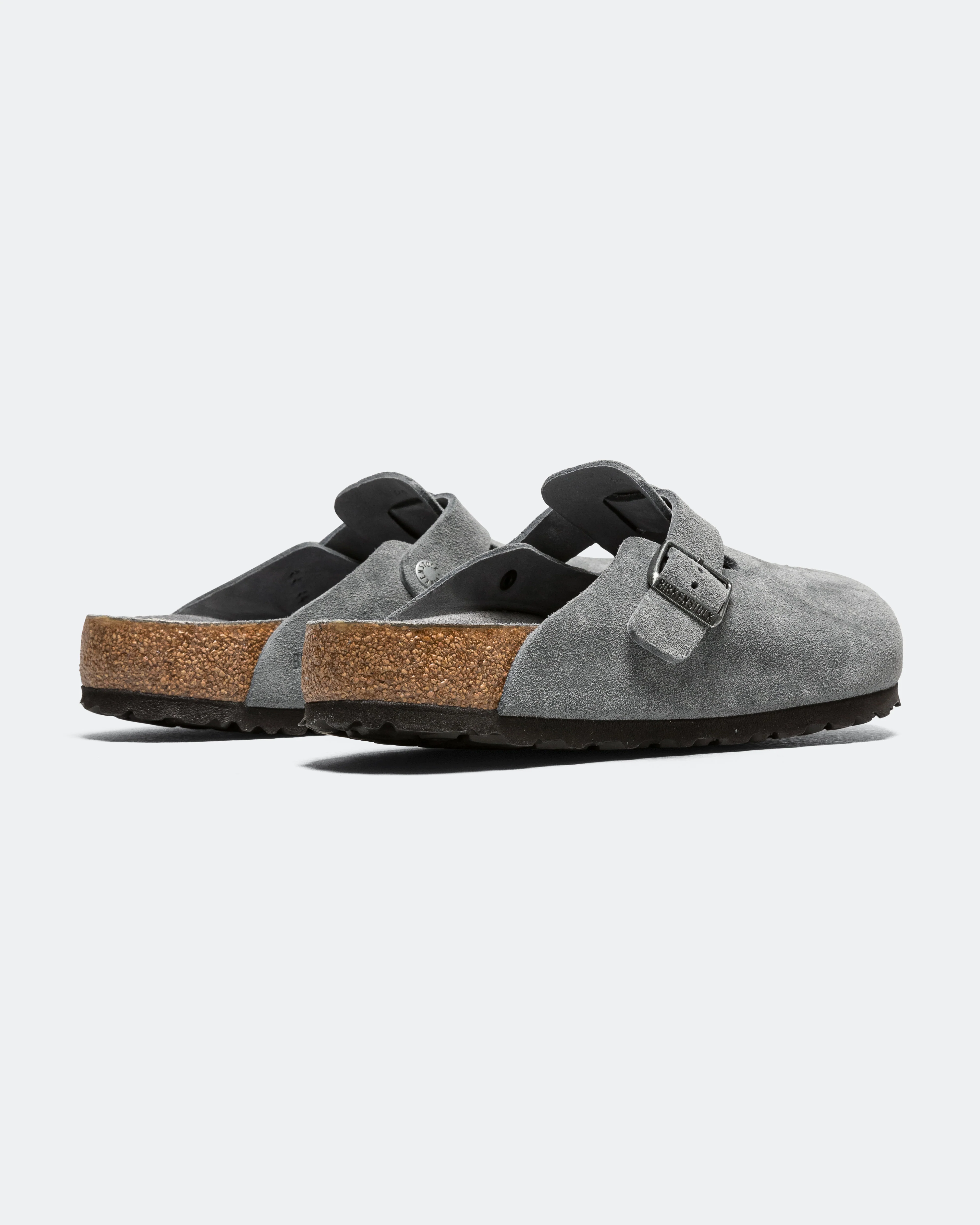 Boston SFB - Basalt Grey Tonal Footbed Suede Leather - Image 3