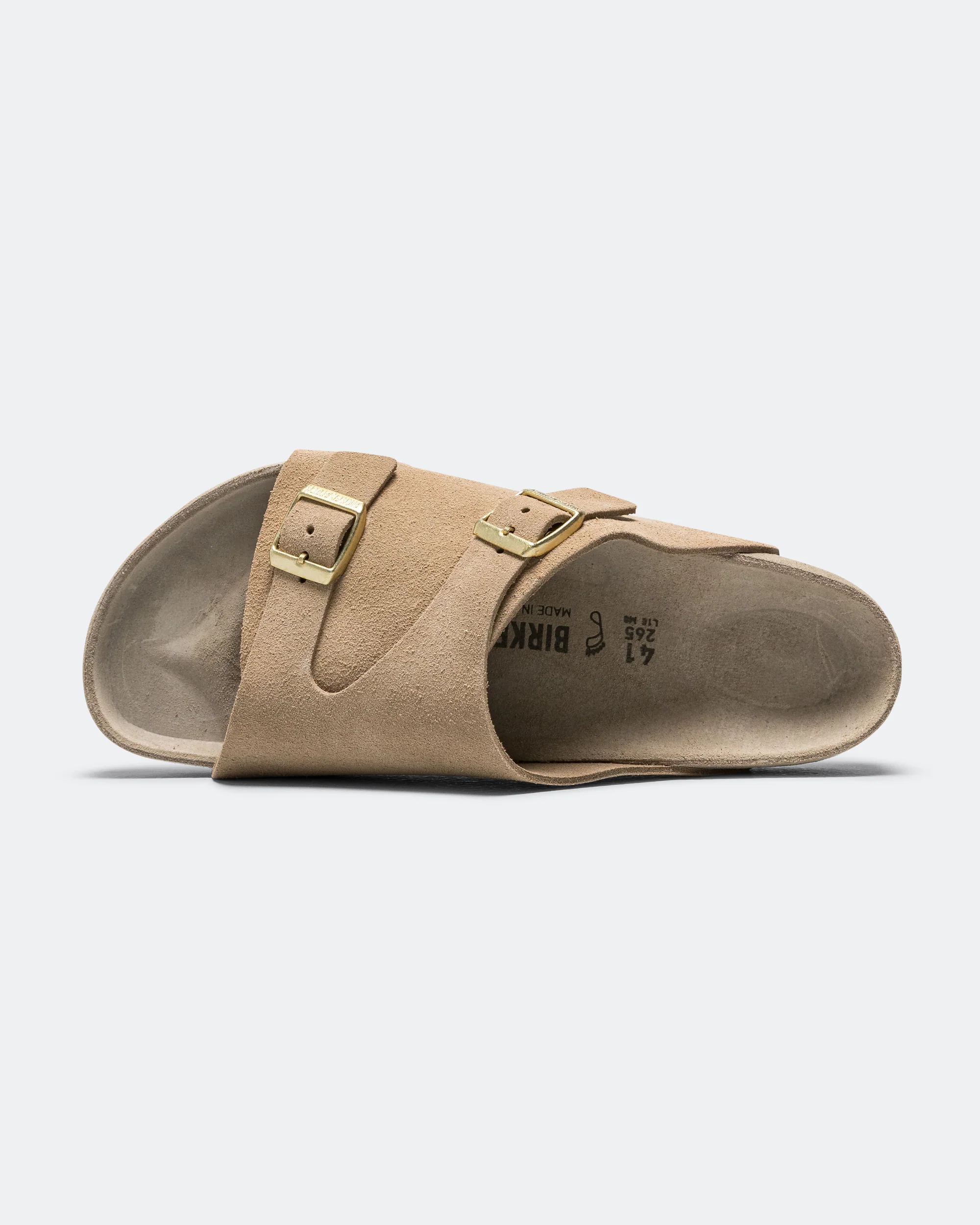 Zurich Exquisite - Taupe Suede Leather - Image 4