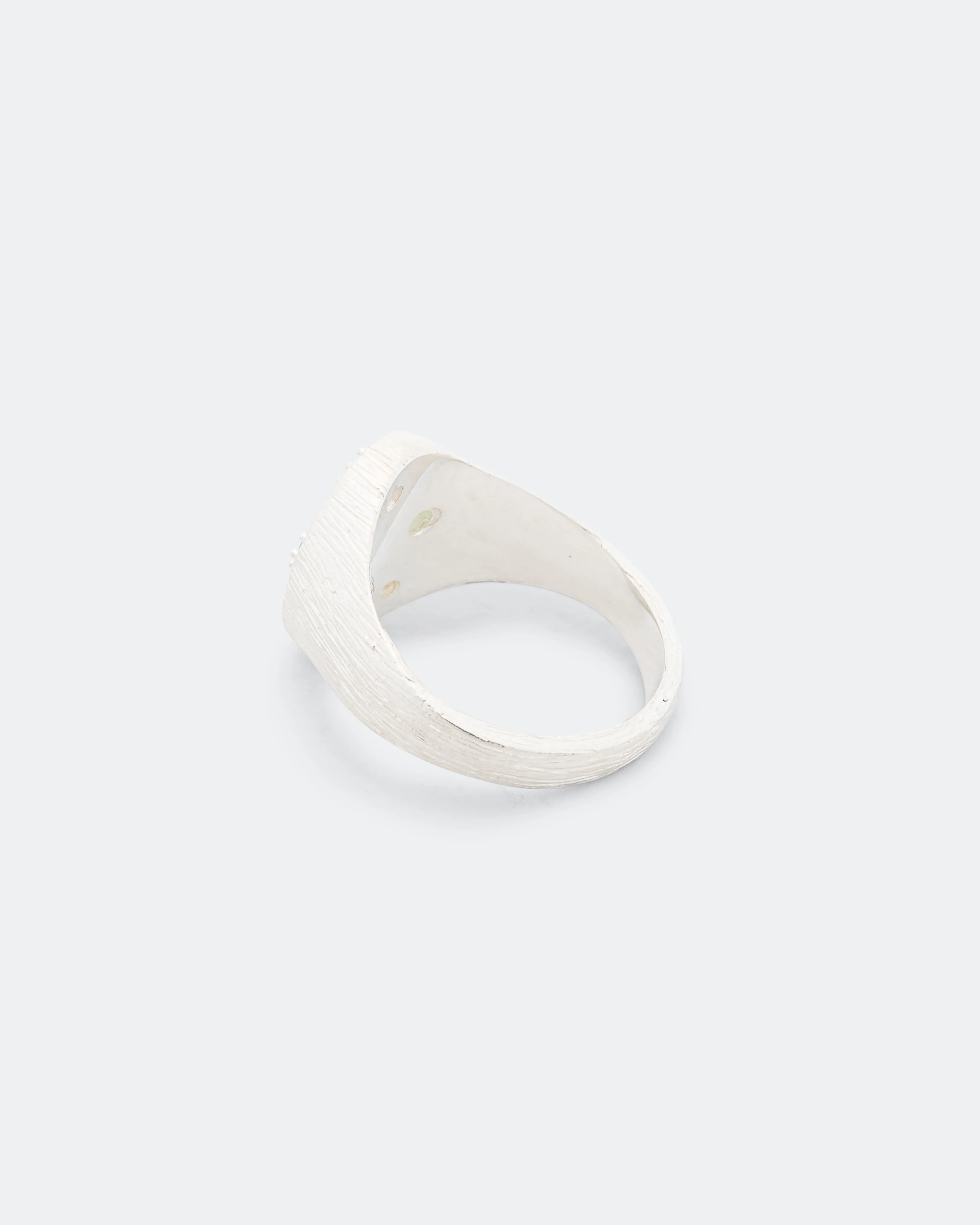 Floral Border Signet - 925 Silver - Image 3