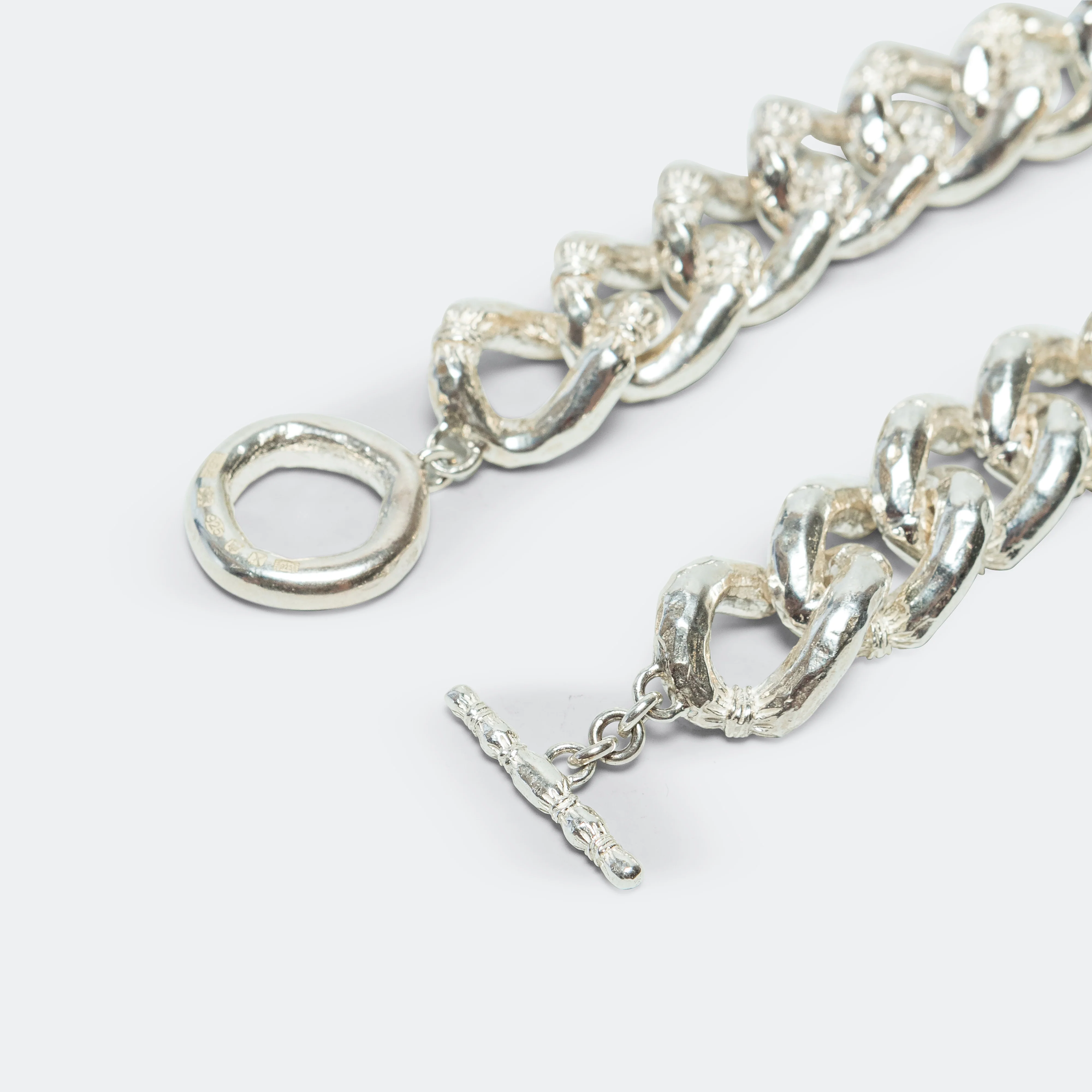 Nature Knows Best Cuban Bracelet - 925 Silver - Image 3