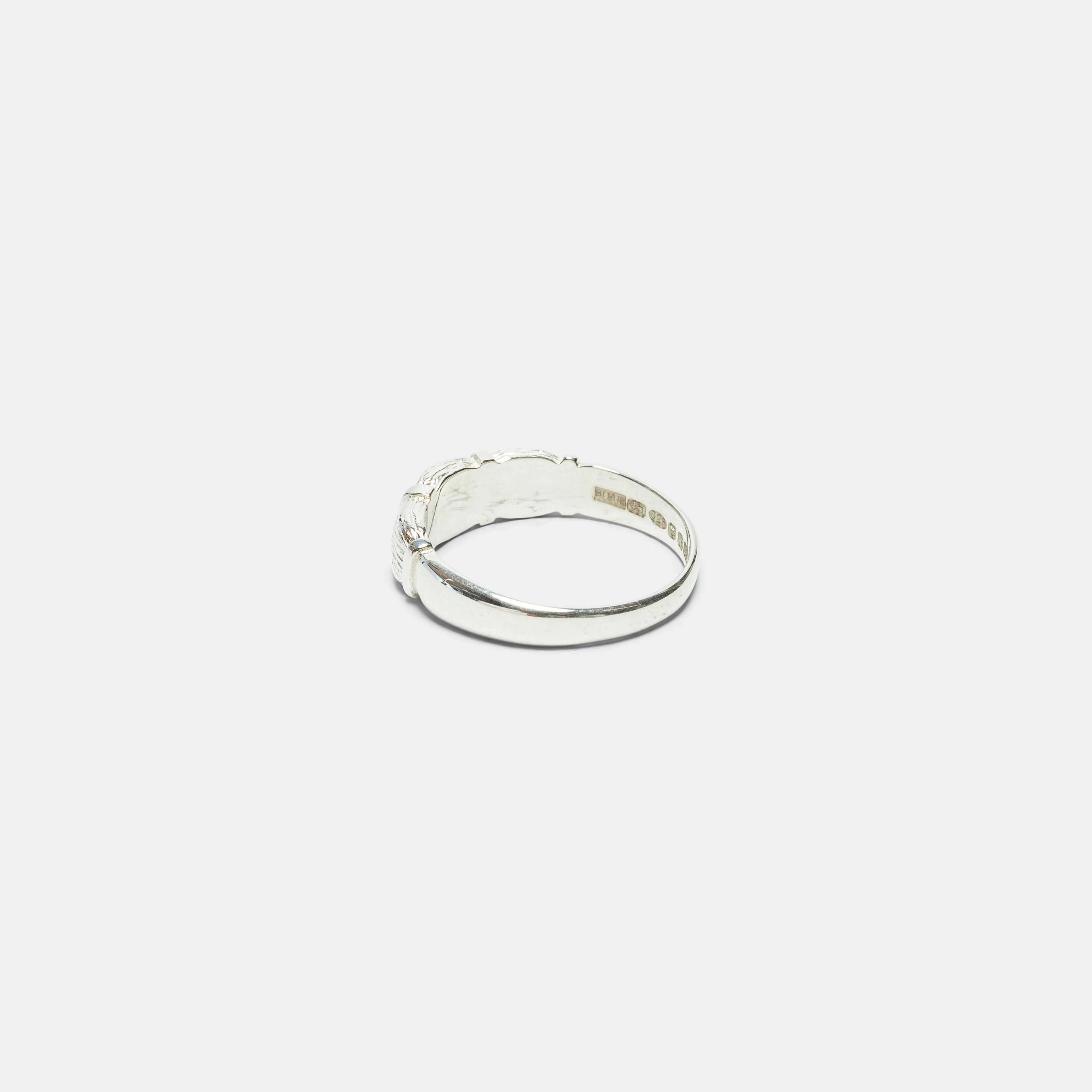 Window Box Plain Ring - 925 Silver - Image 3