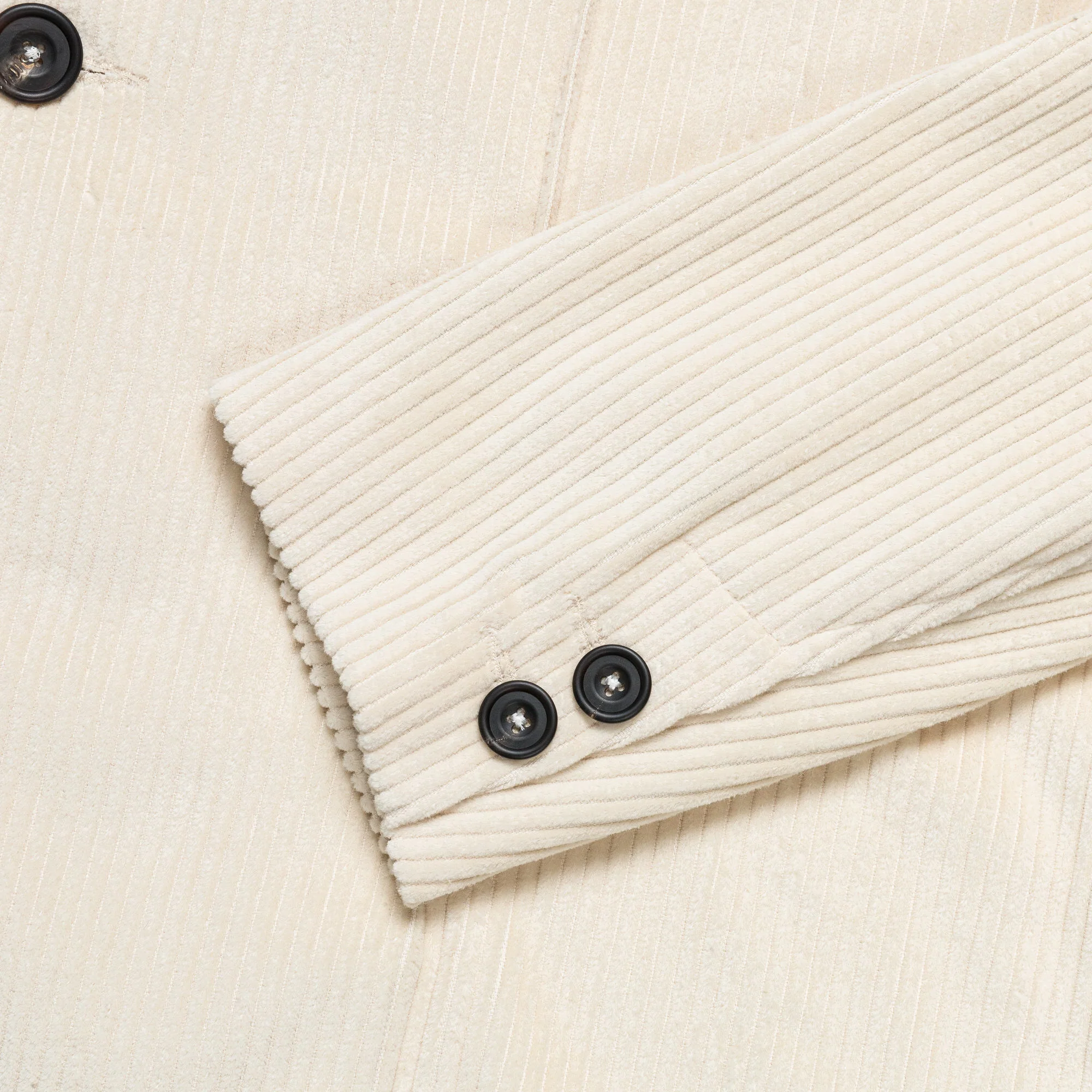 Brooch Wearers Blazer - Ecru Corduroy - Image 3