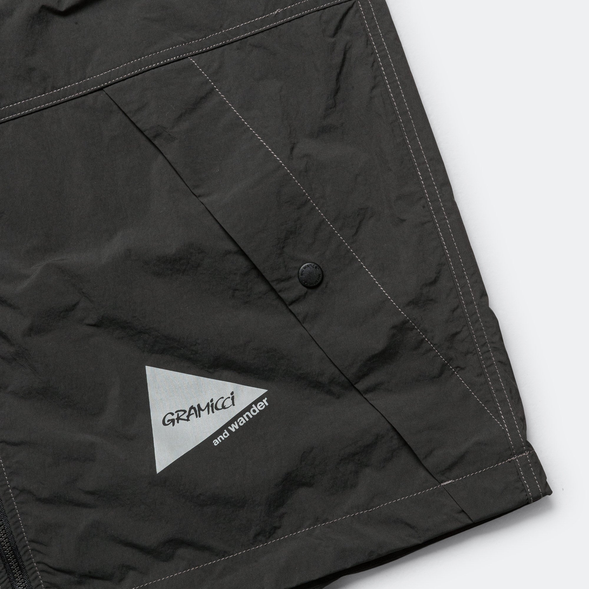 Brushed Nylon Jacket x and wander - Charcoal - Image 5