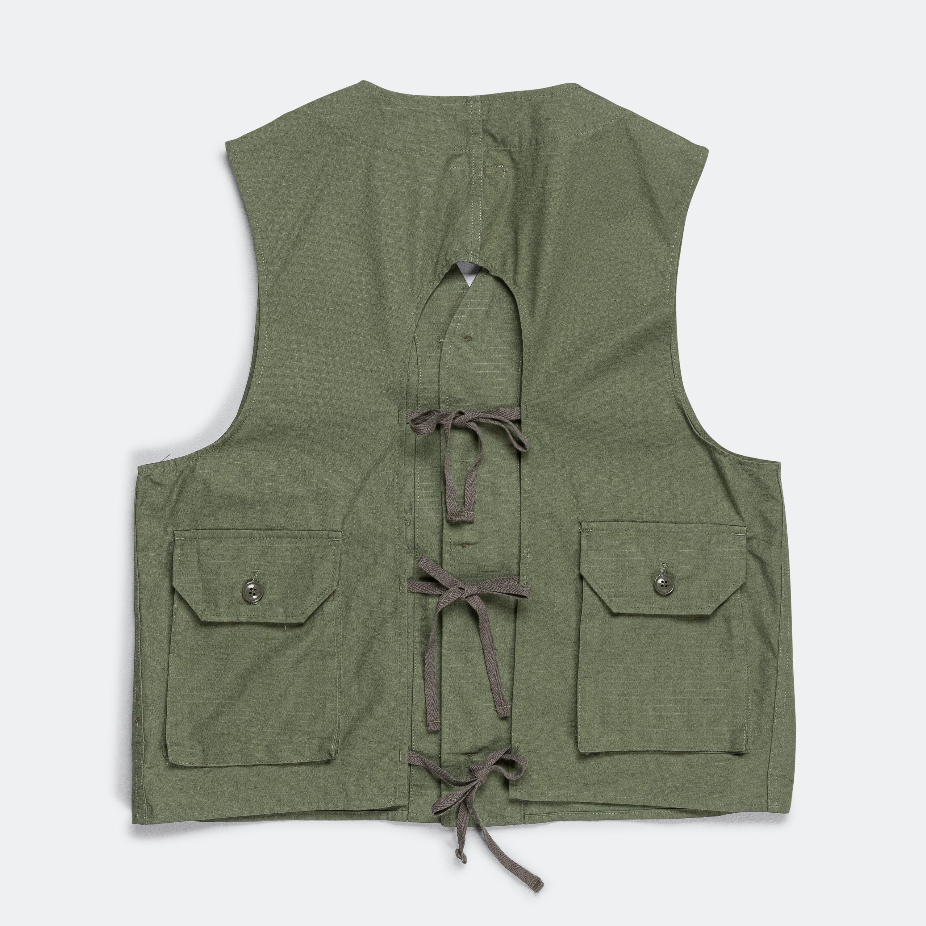 C-1 Vest - Olive Cotton Ripstop - Image 3
