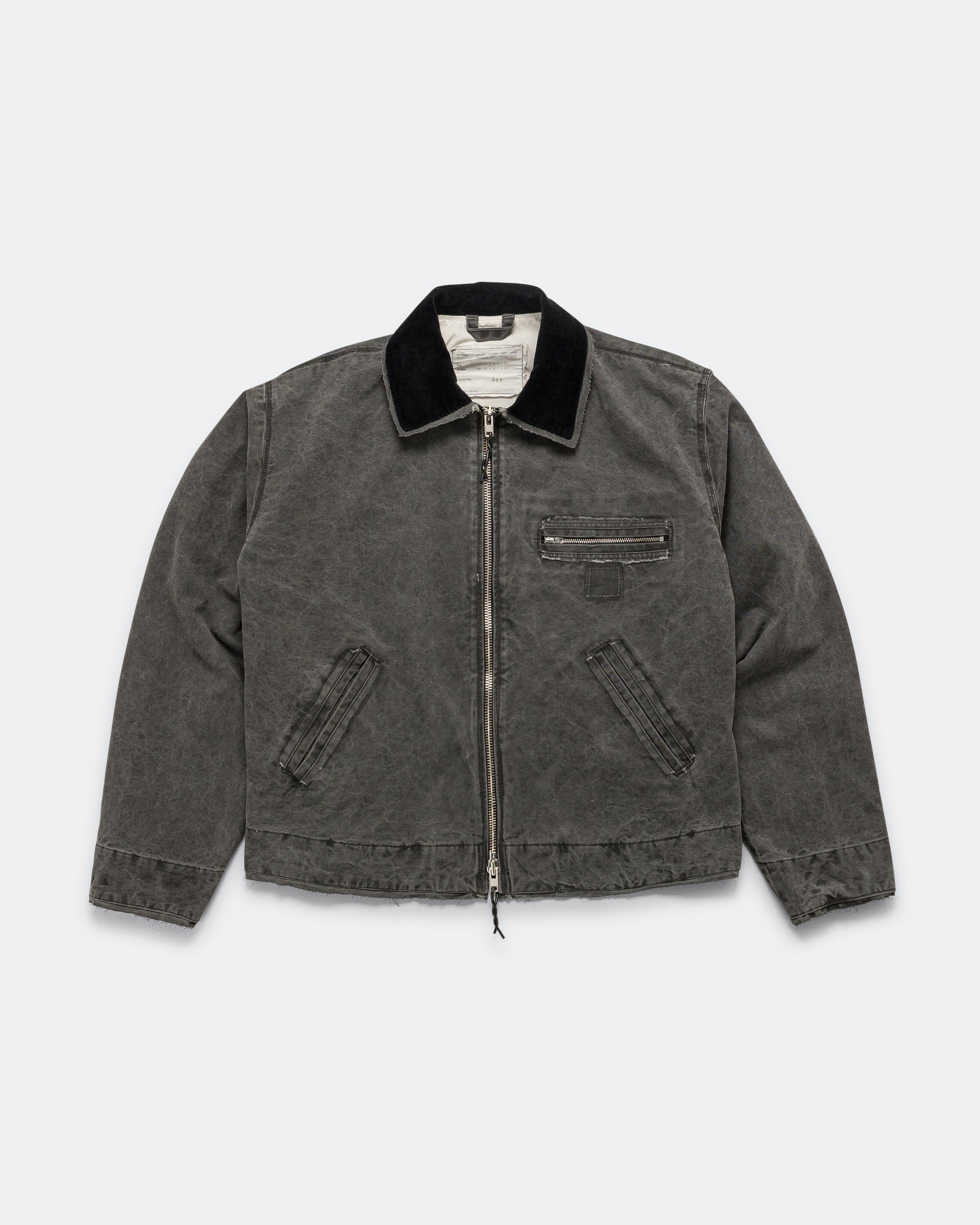 Worker Jacket - Black Vintage Wash