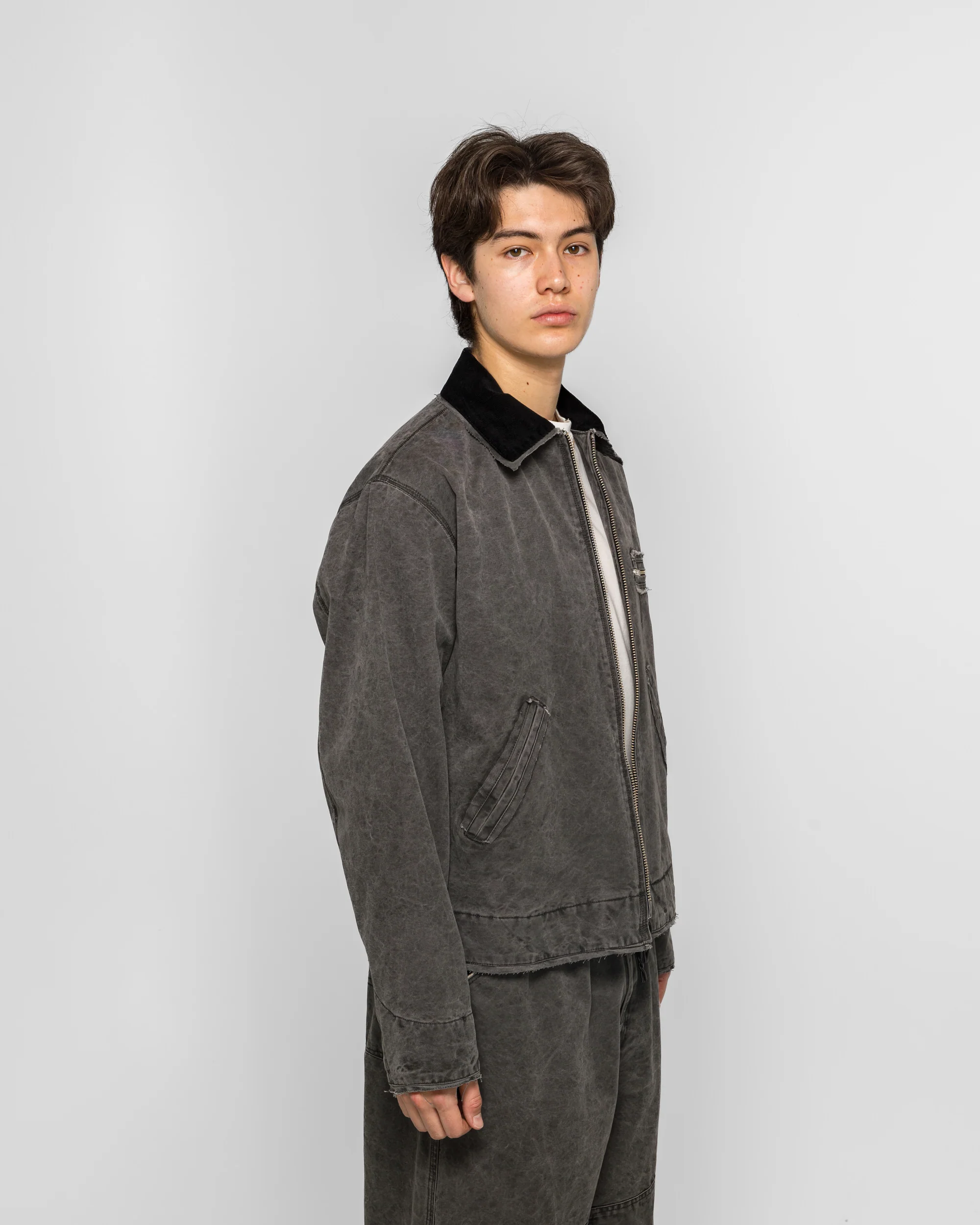 Worker Jacket - Black Vintage Wash - Image 3