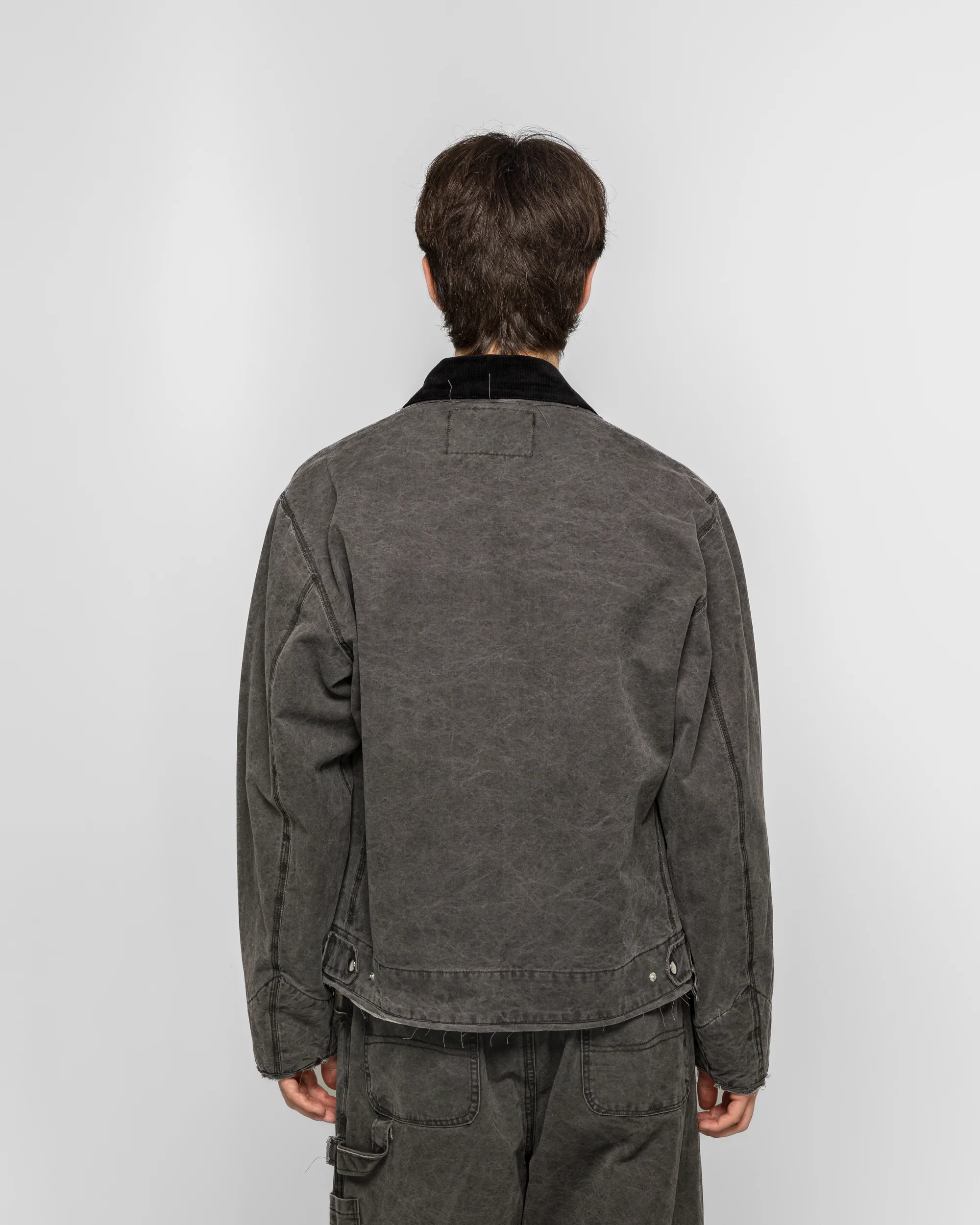 Worker Jacket - Black Vintage Wash - Image 4