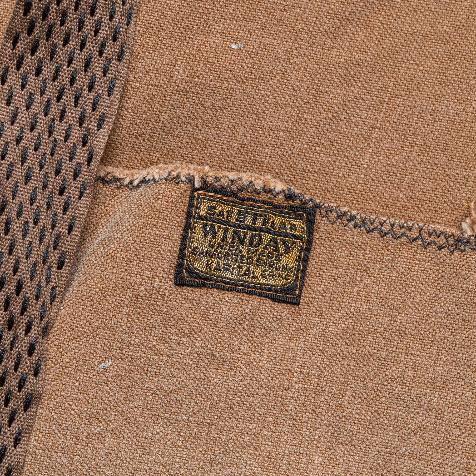 Canvas W-Knee EASY Baggy Pants (FARMER Remake) - Gold - Image 4