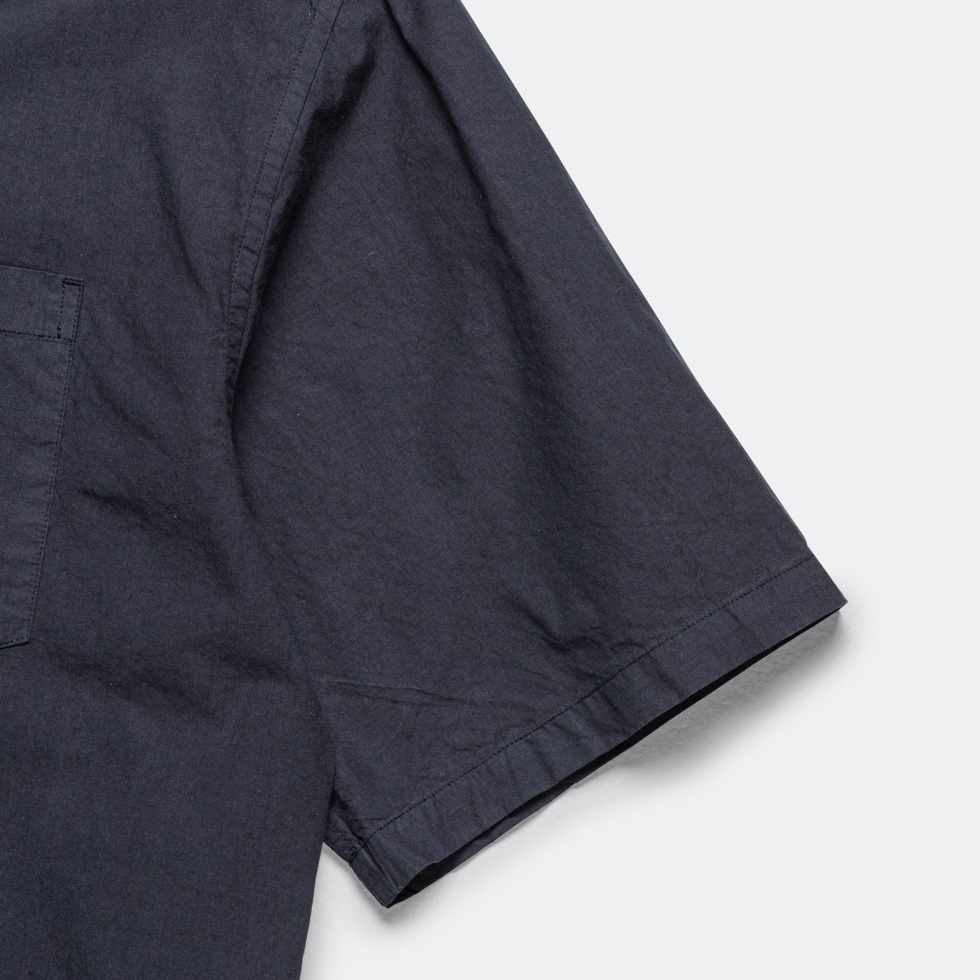 Carsten Cotton Tencel Shirt - Dark Navy - Image 3