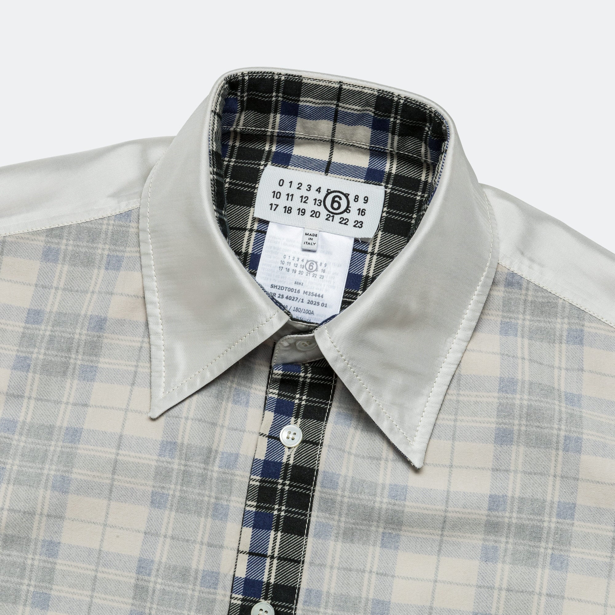 Reversible Checkered Shirt - Black/White - Image 2