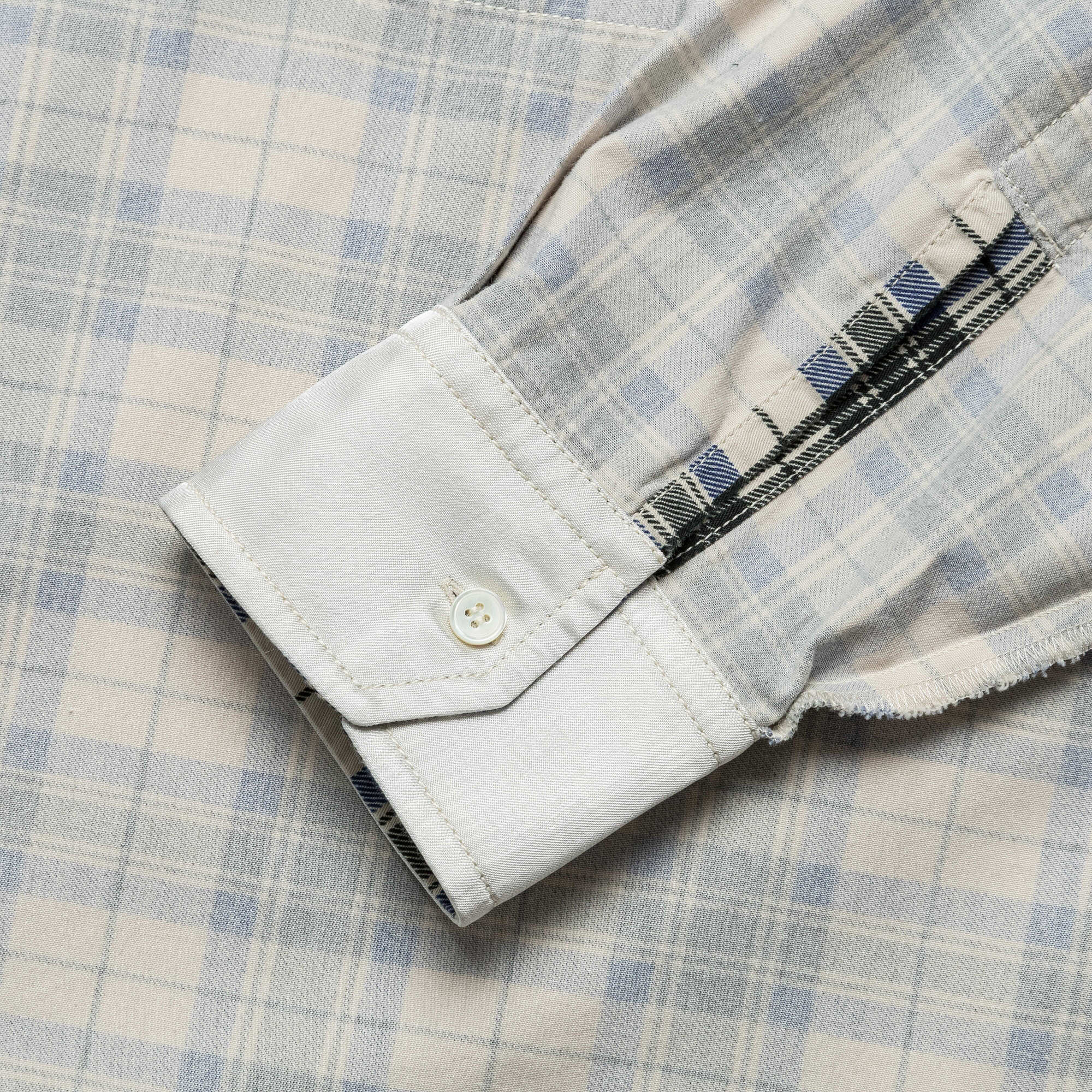 Reversible Checkered Shirt - Black/White - Image 5