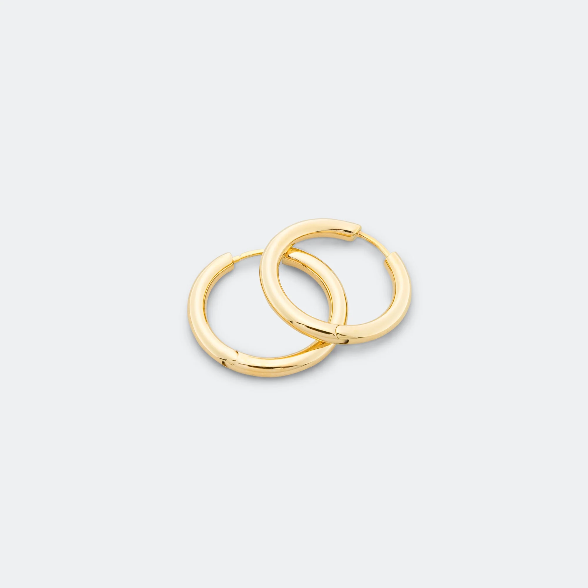 Classic Hoops Medium - 18K Gold/925 Silver - Image 2