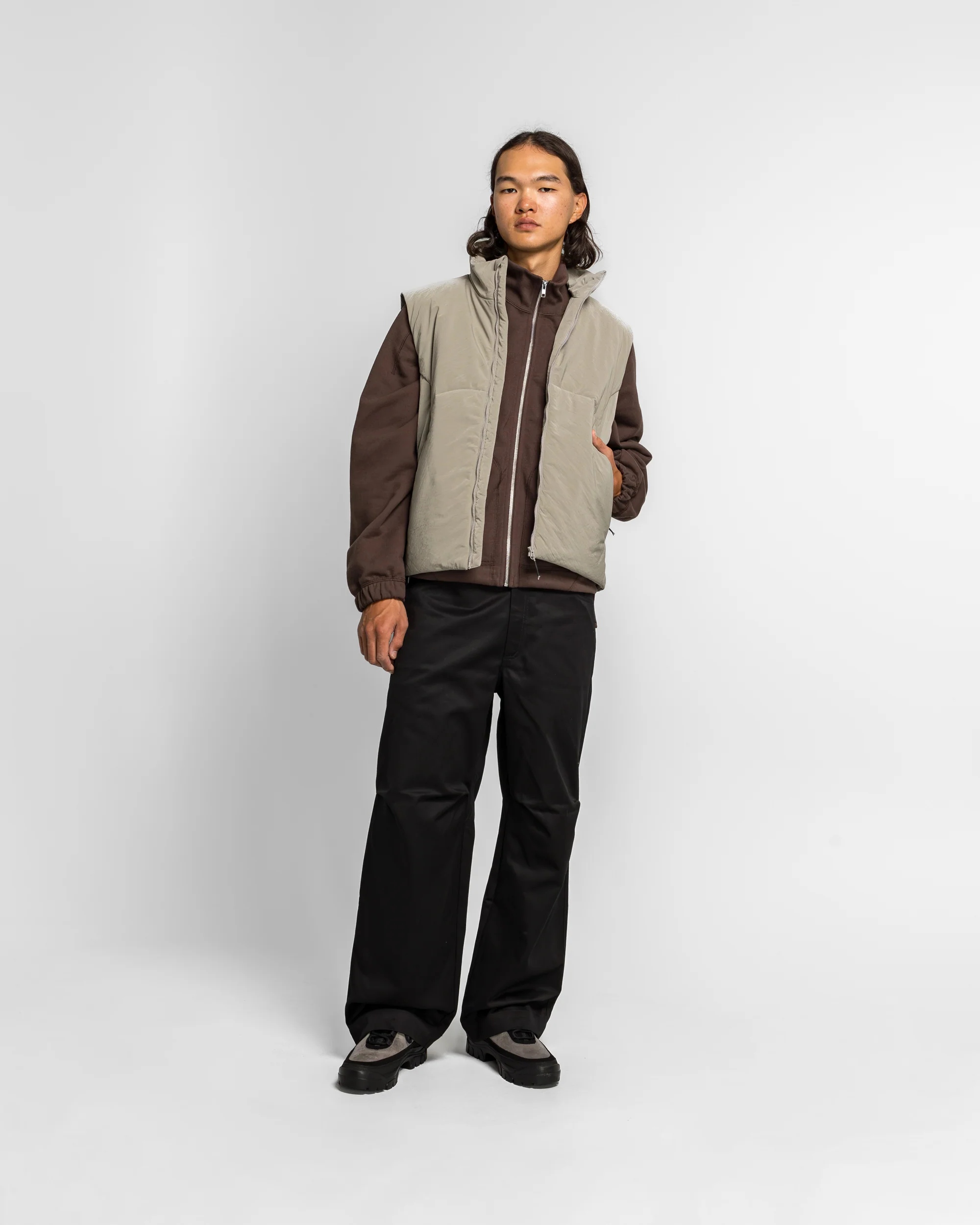Stirrup Insulated Gilet - Almond Shell - Image 6