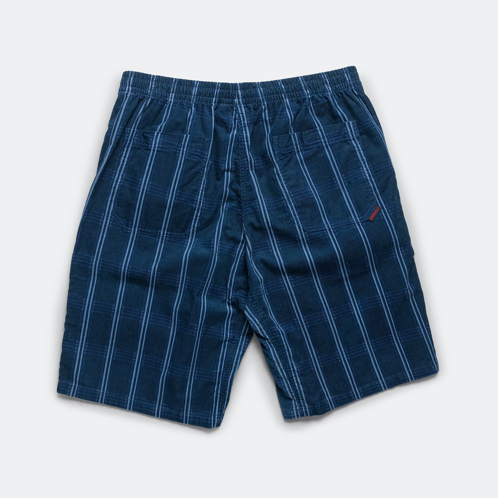 Corduroy Swell Short - Navy Check - Image 2