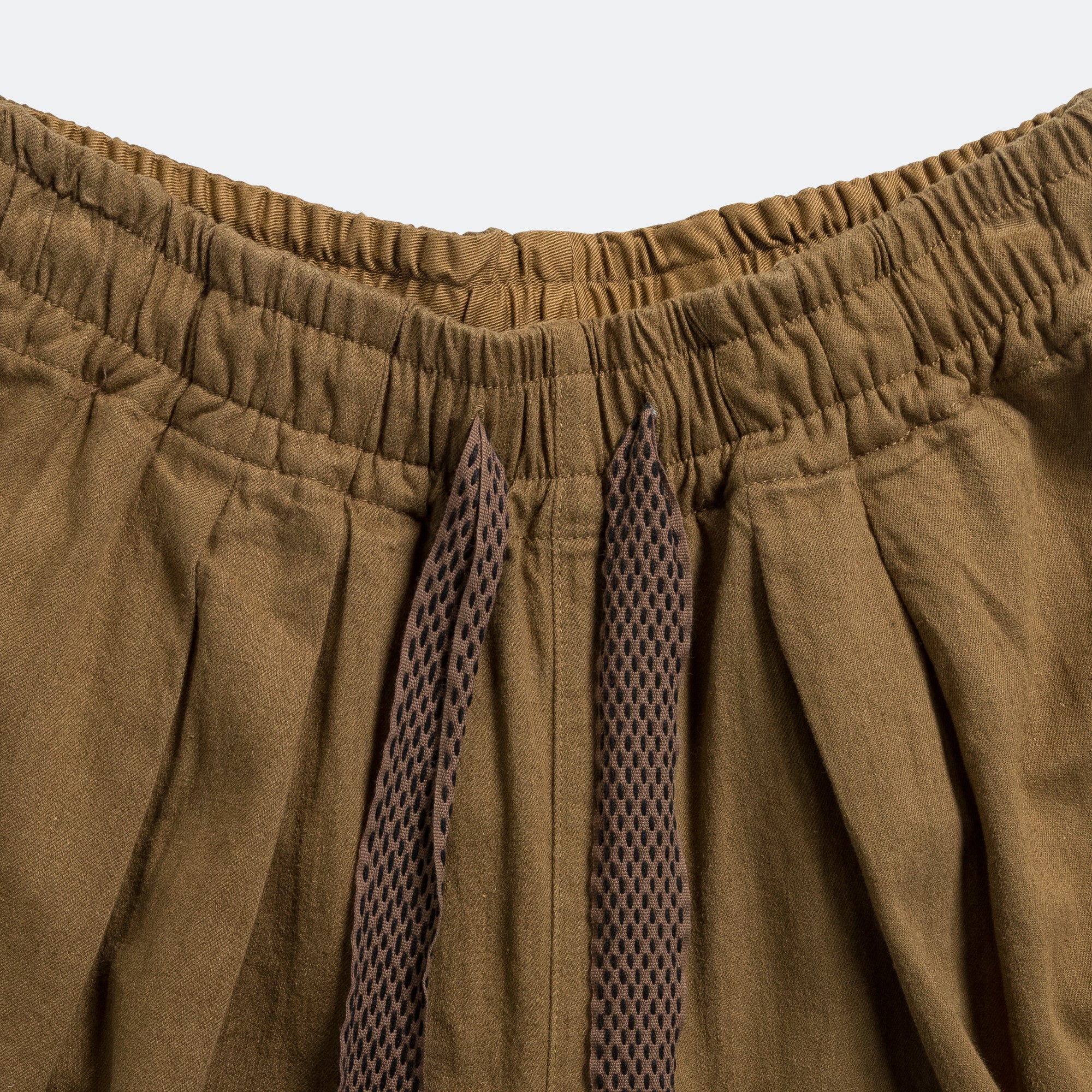 Cotton Linen Twill RUDE Buggy Pants - Khaki - Image 4