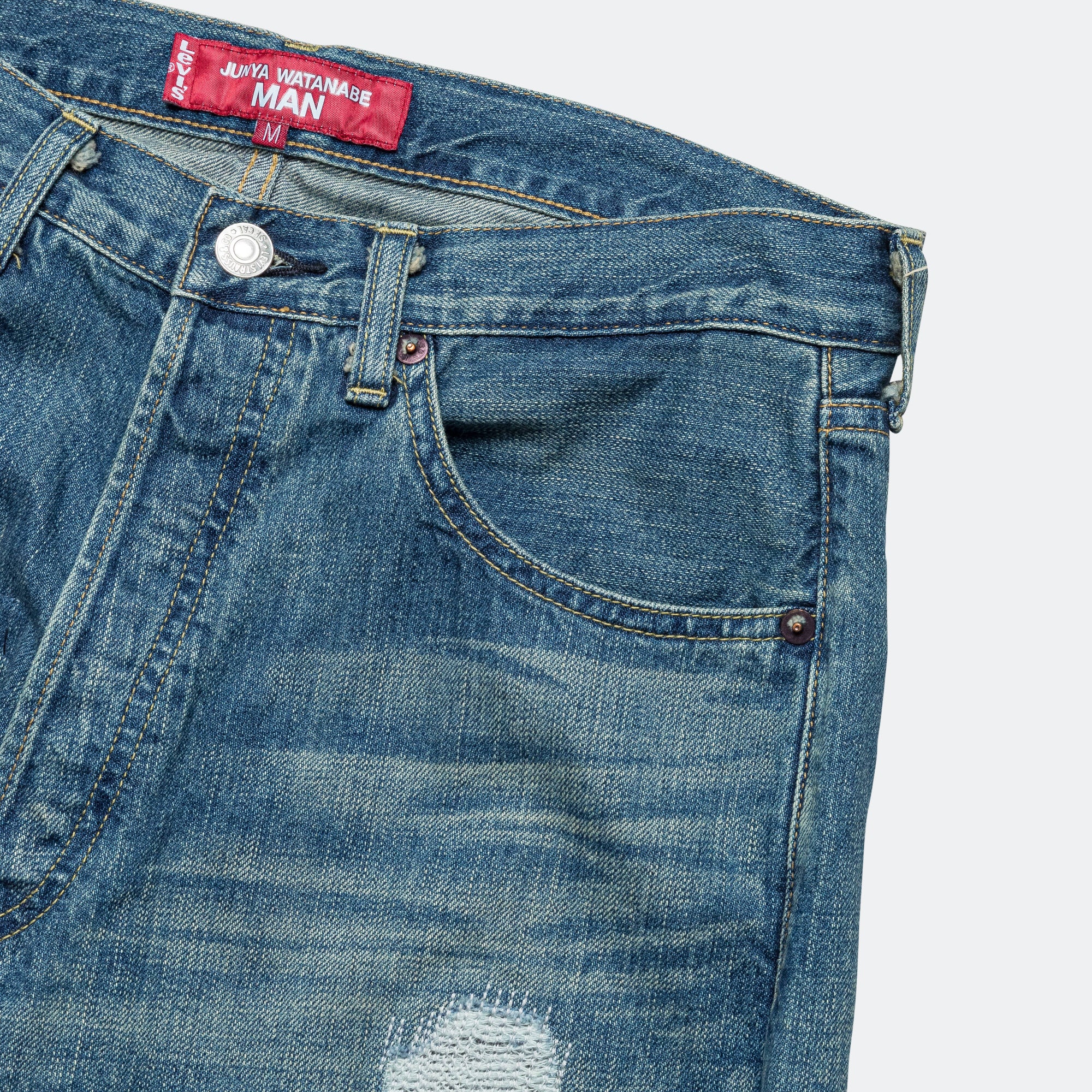 Cotton Selvedge Denim Pants x Levi's - Indigo - Image 4