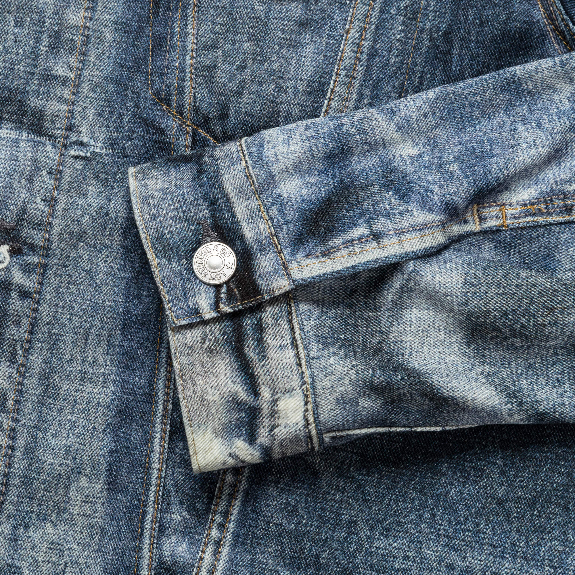 Cotton Twill Inkjet Print Jacket x Levi's - Indigo - Image 4
