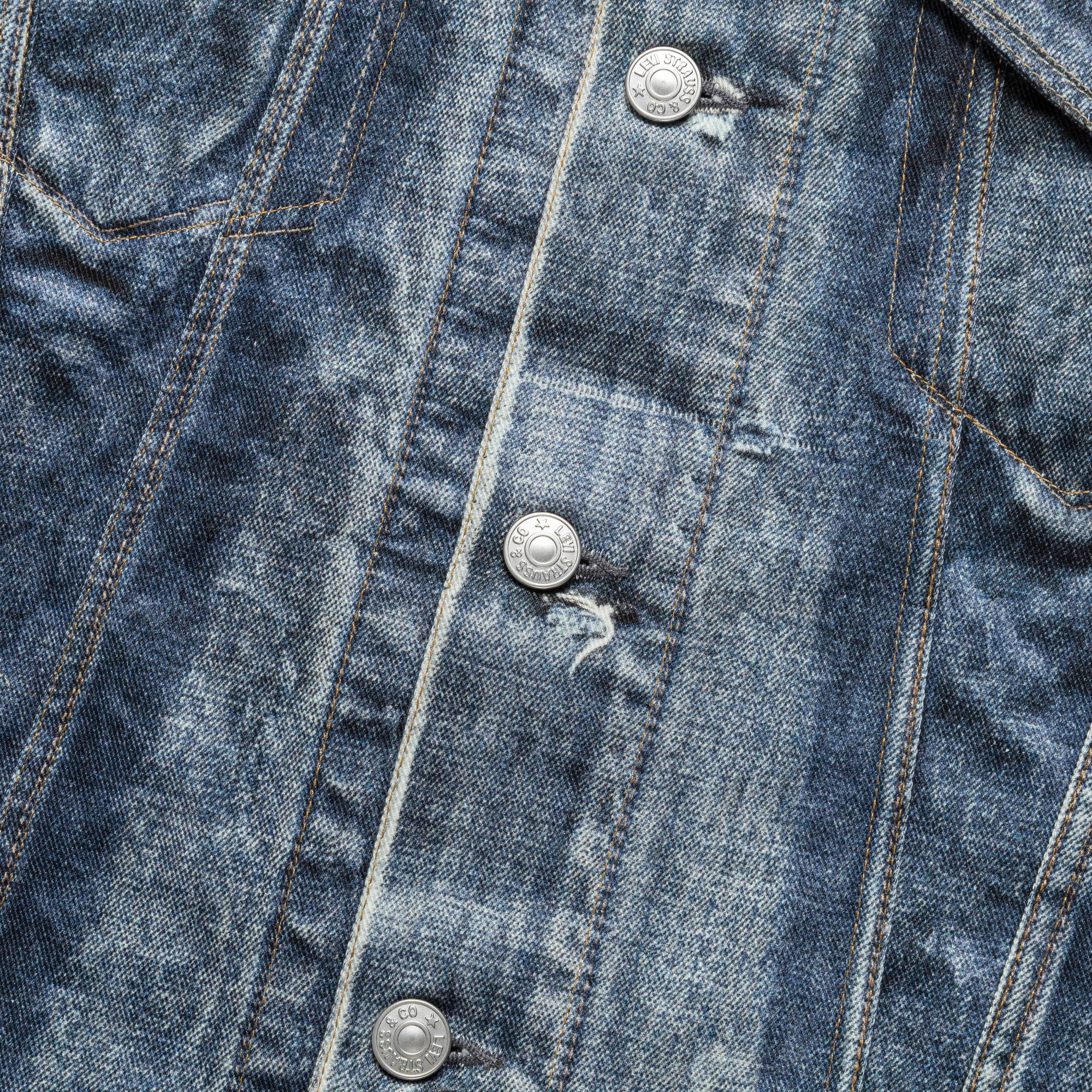 Cotton Twill Inkjet Print Jacket x Levi's - Indigo - Image 6