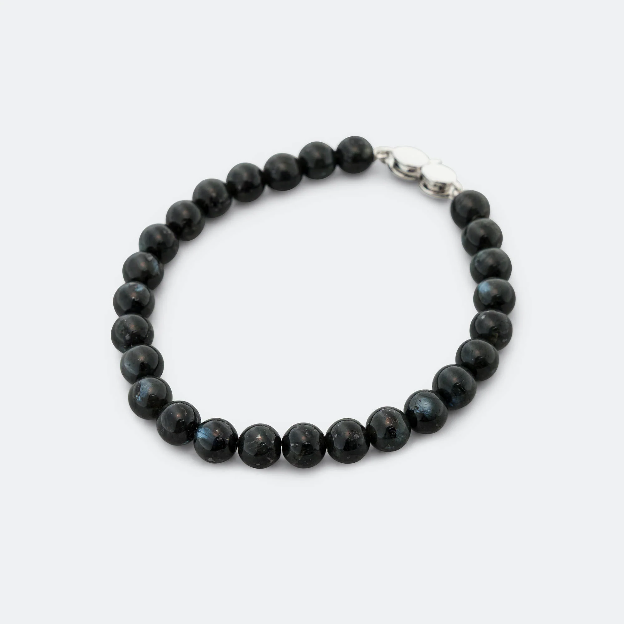 Cove Bracelet - Black Larvikite/925 Silver