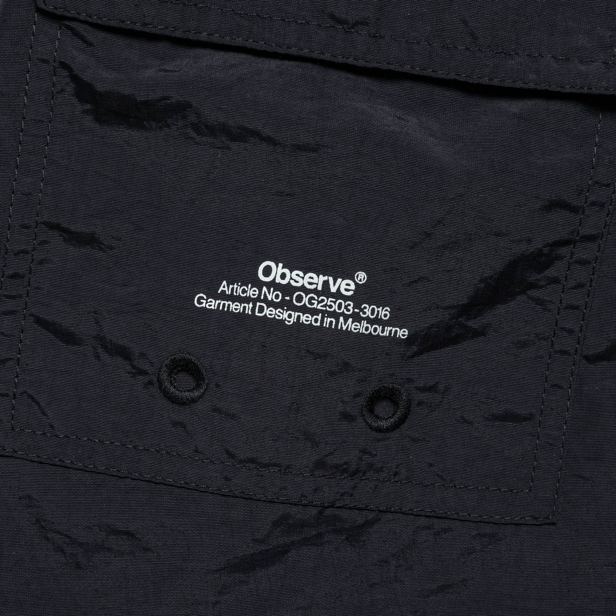 Crinkle Nylon Bianco Short - Navy - Image 10