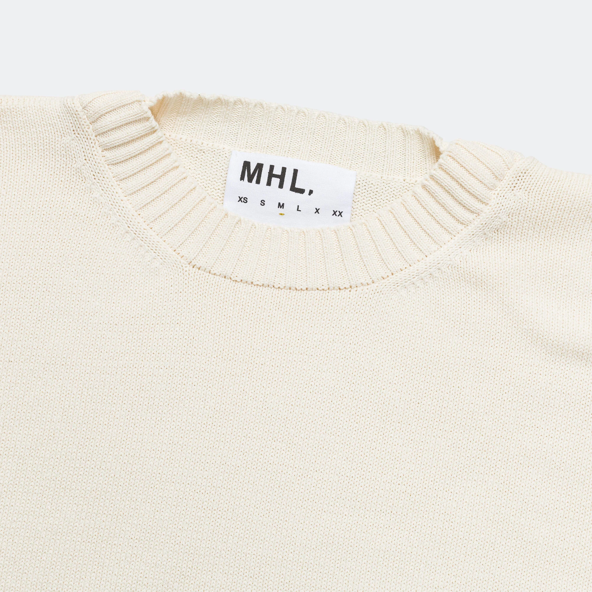 Cross Over Crew - Dry Cotton Ecru - Image 2