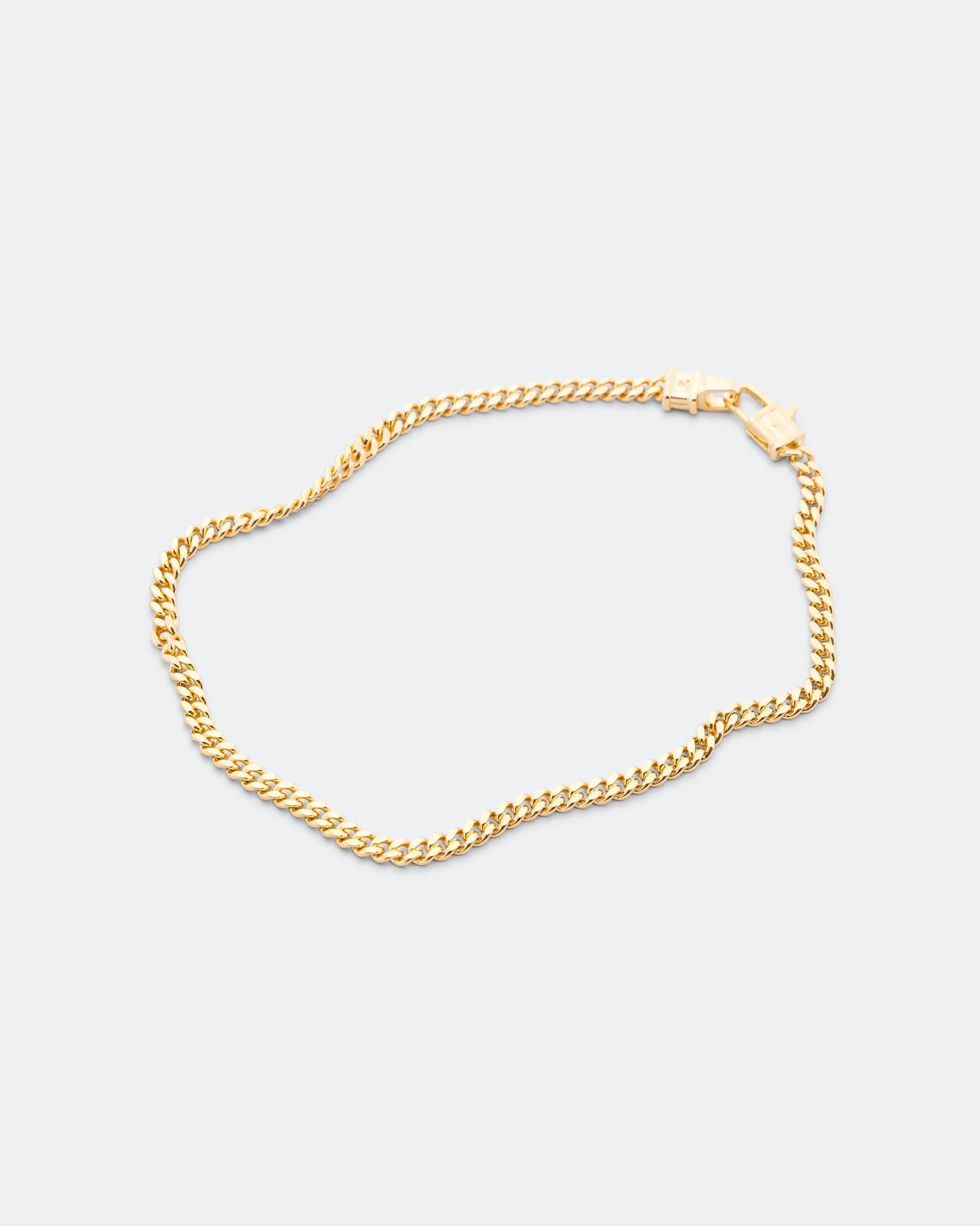 Curb Bracelet M - 18K Gold/925 Silver