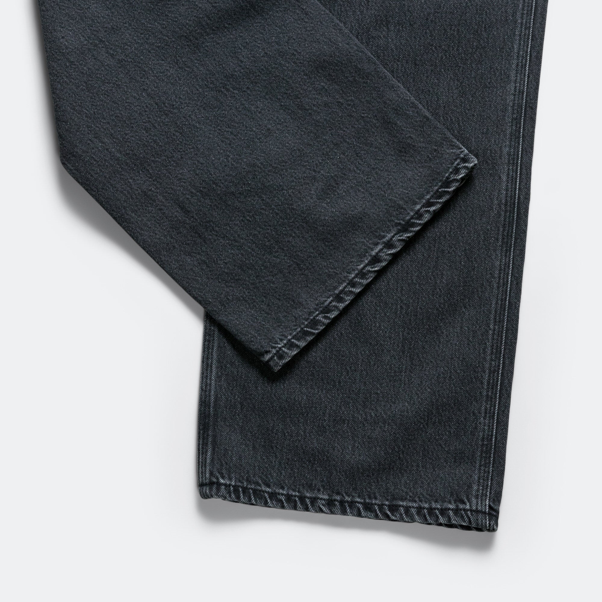 Dad's Fit Painter Pants - Black Denim Stone Wash - Image 8