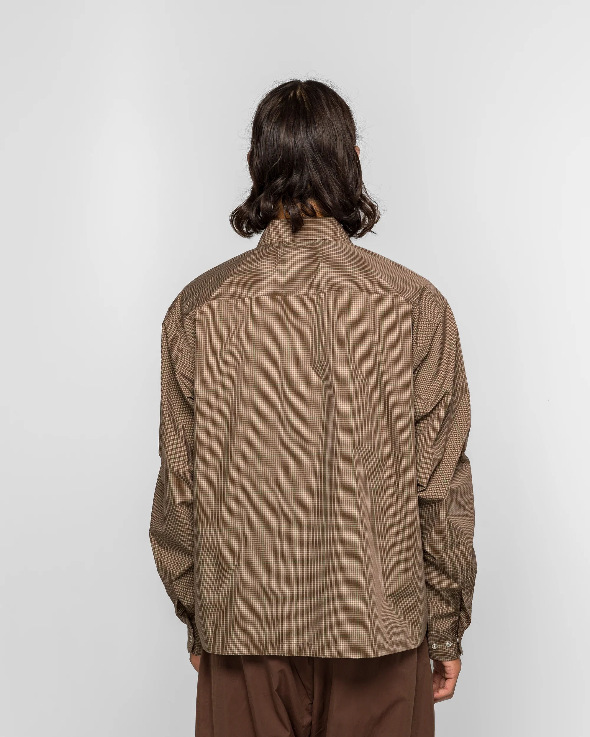 Tech Multi Fishing Pocket Shirt LS - Brown Gray - Image 4