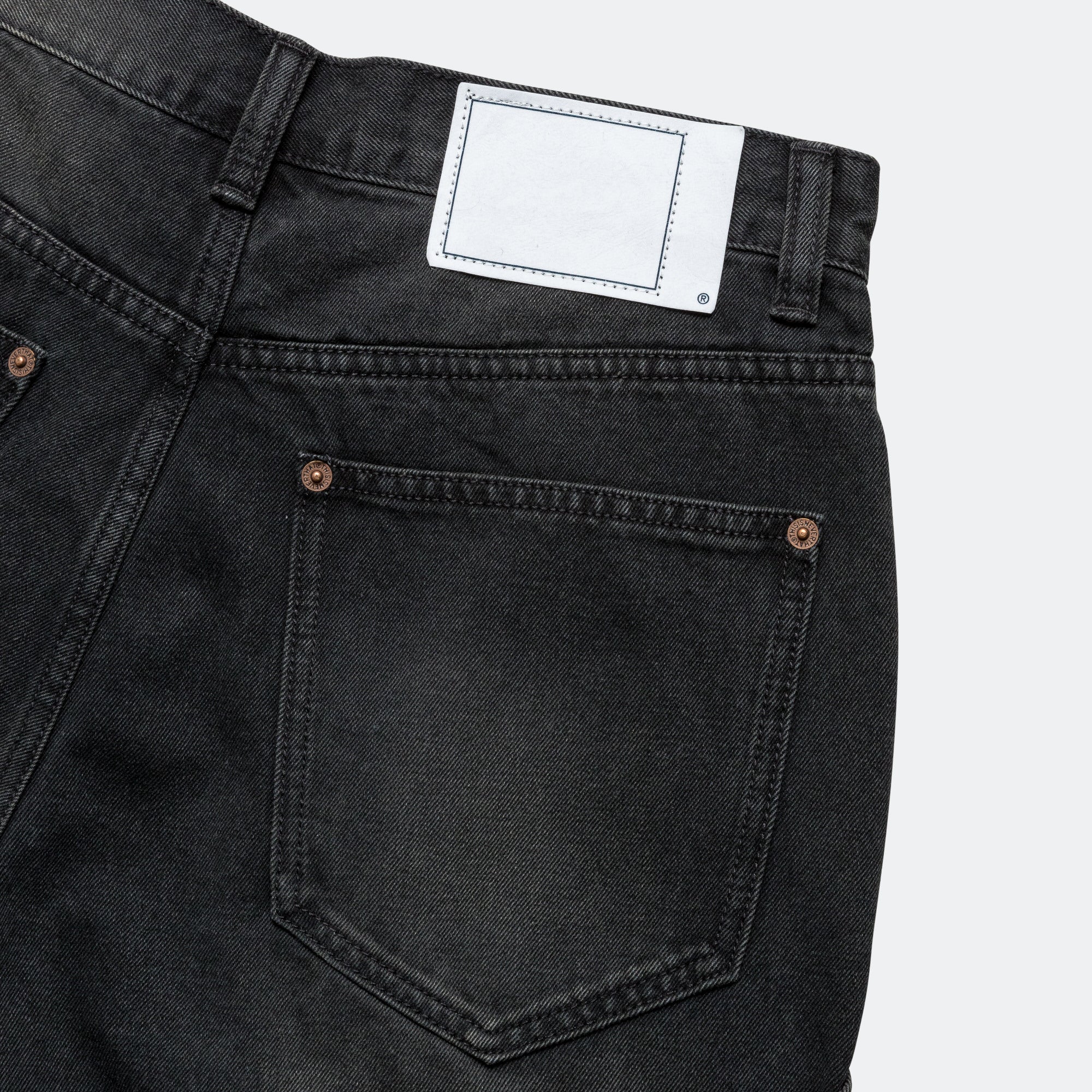 Denim Carpenter Short - Black - Image 5