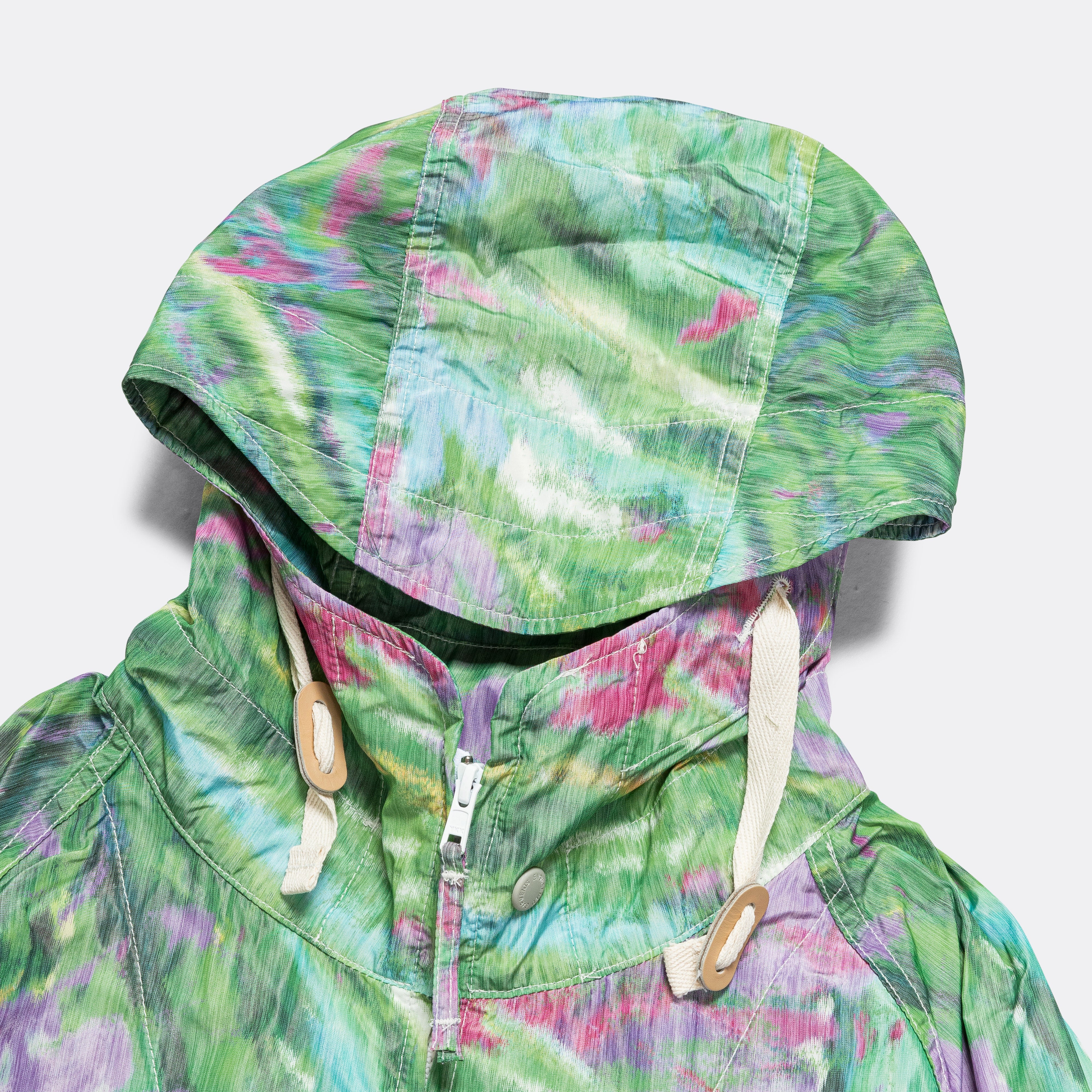 Atlantic Parka - Green Floral Poly Microfibre - Image 4