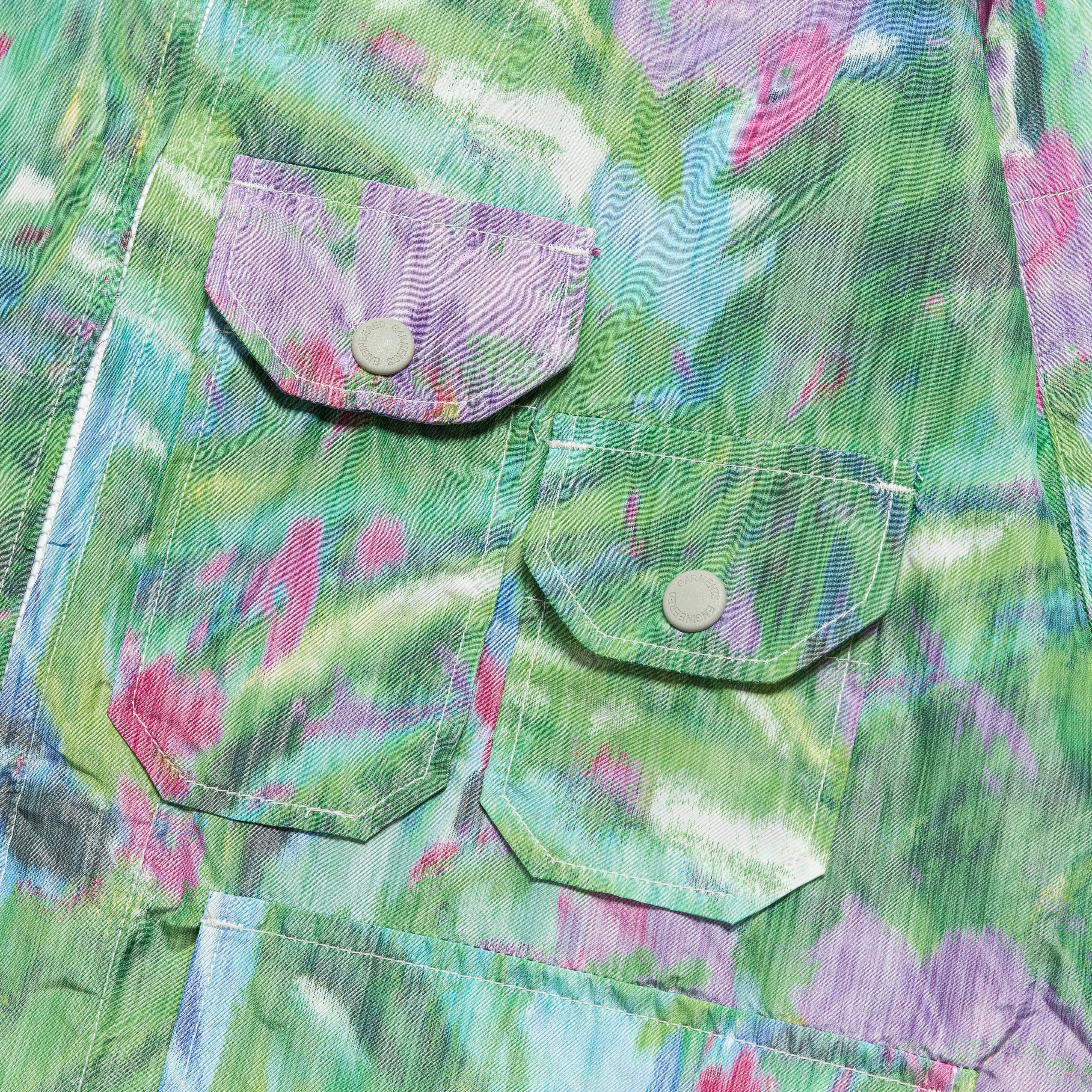 Atlantic Parka - Green Floral Poly Microfibre - Image 5