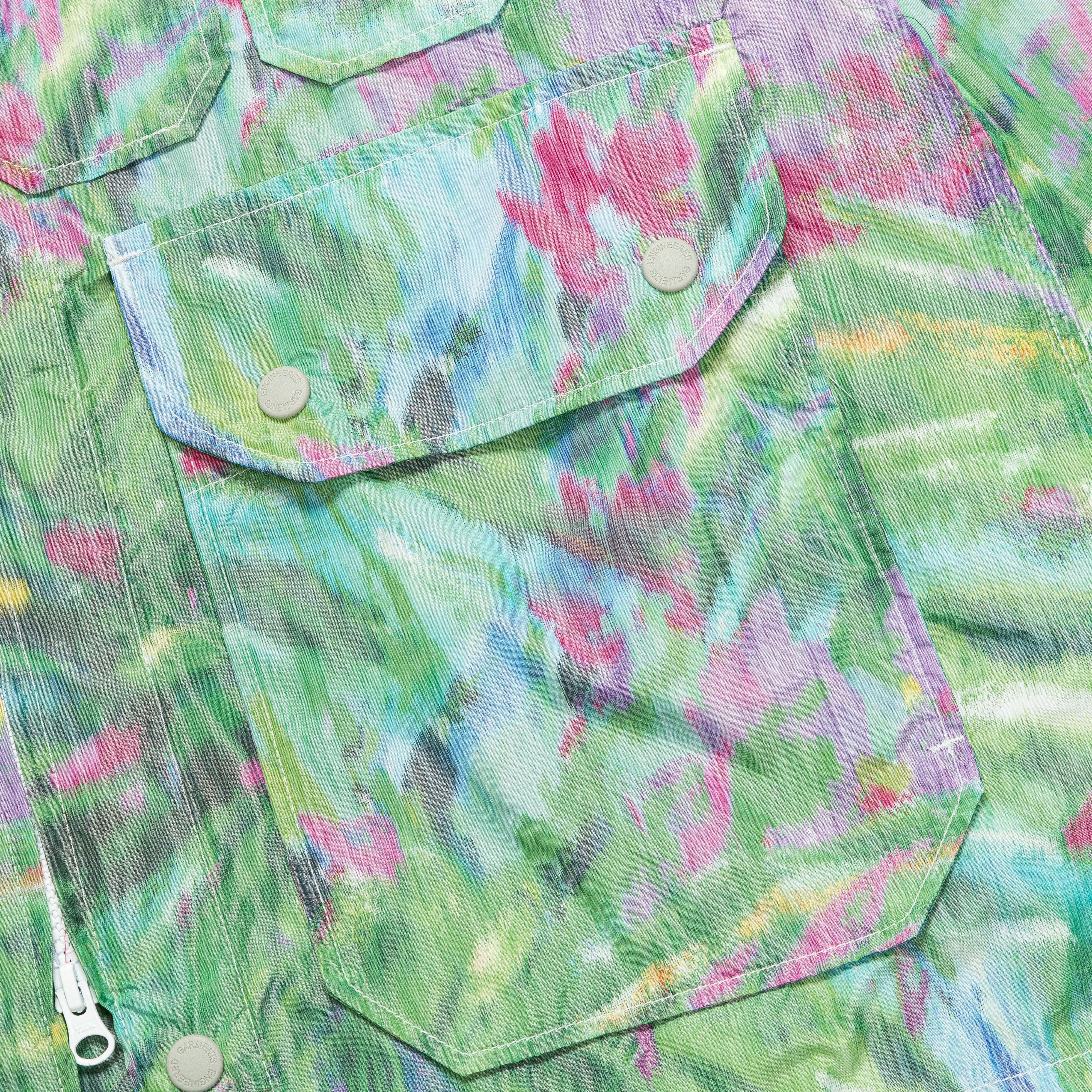 Atlantic Parka - Green Floral Poly Microfibre - Image 6