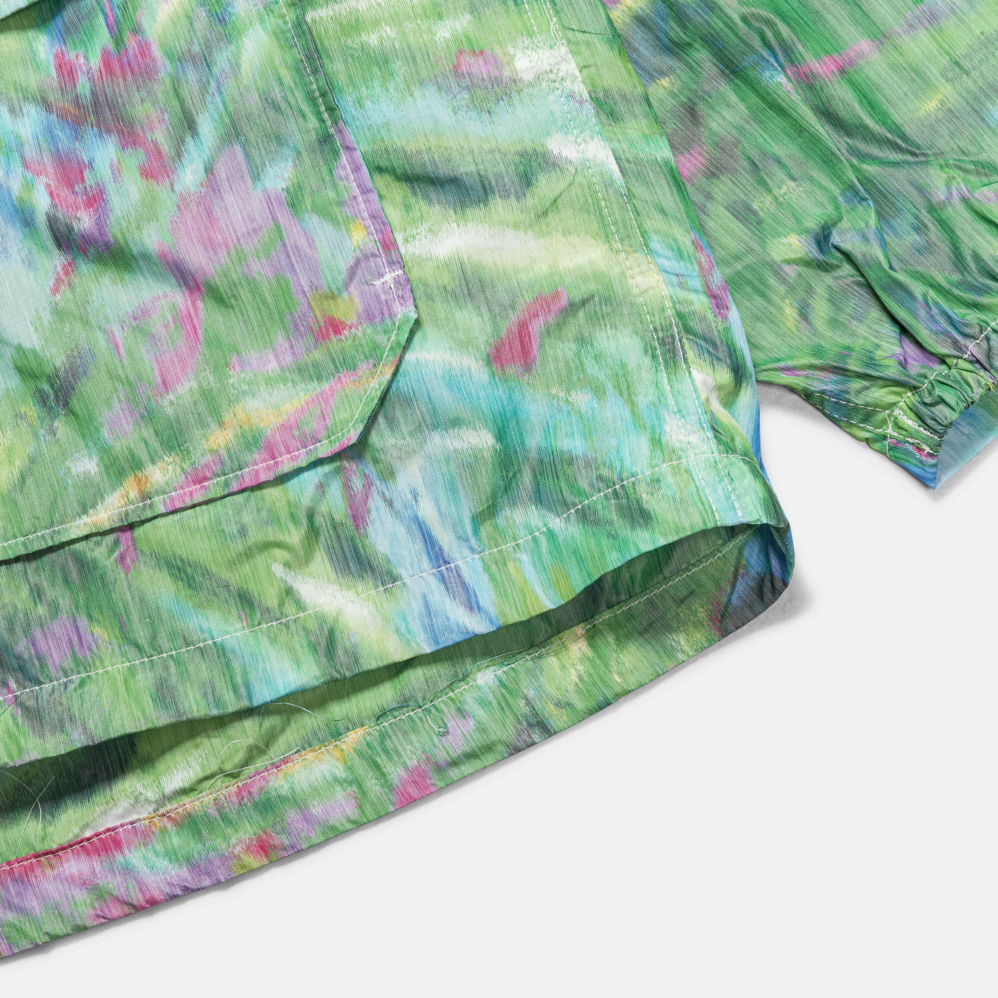 Atlantic Parka - Green Floral Poly Microfibre - Image 7