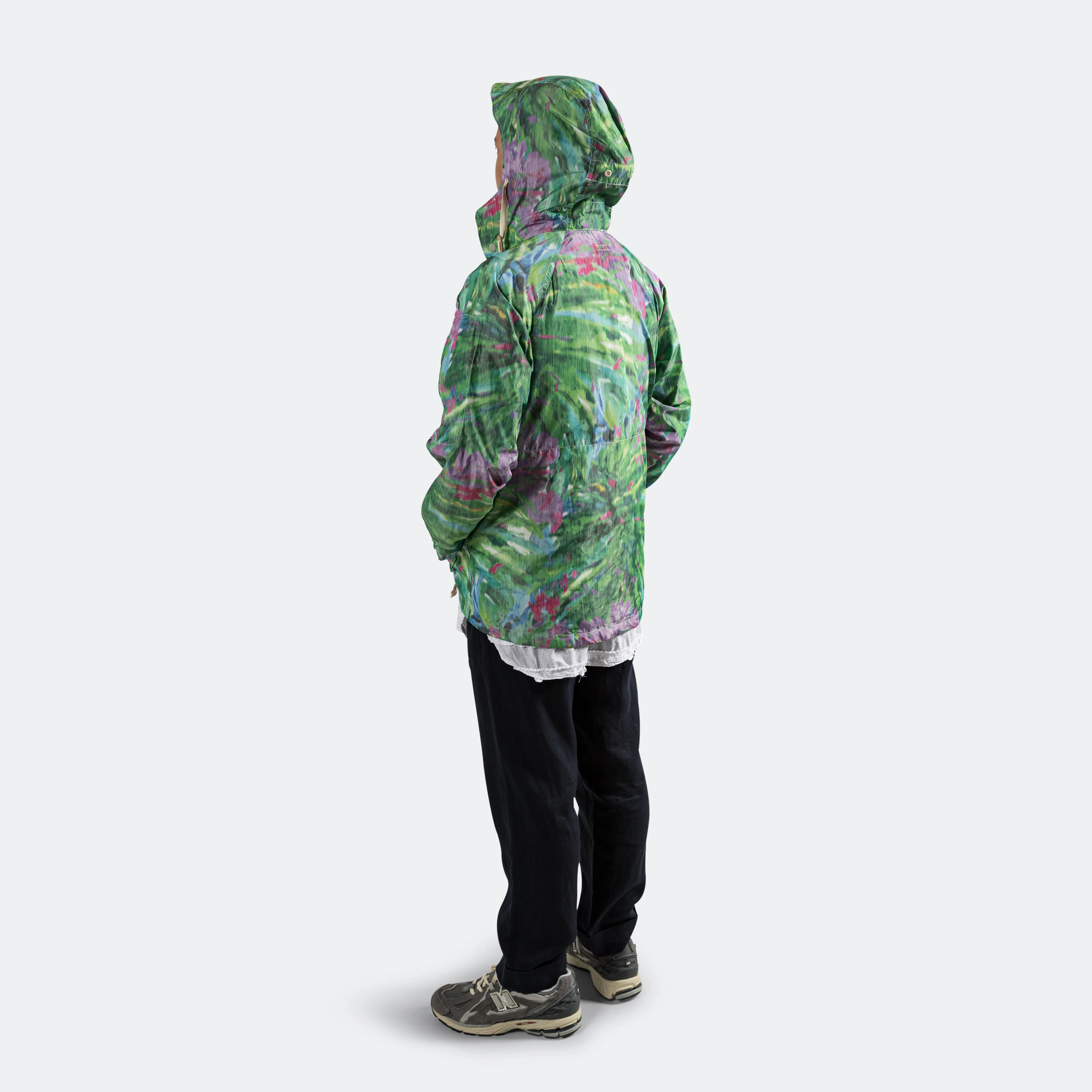 Atlantic Parka - Green Floral Poly Microfibre - Image 8