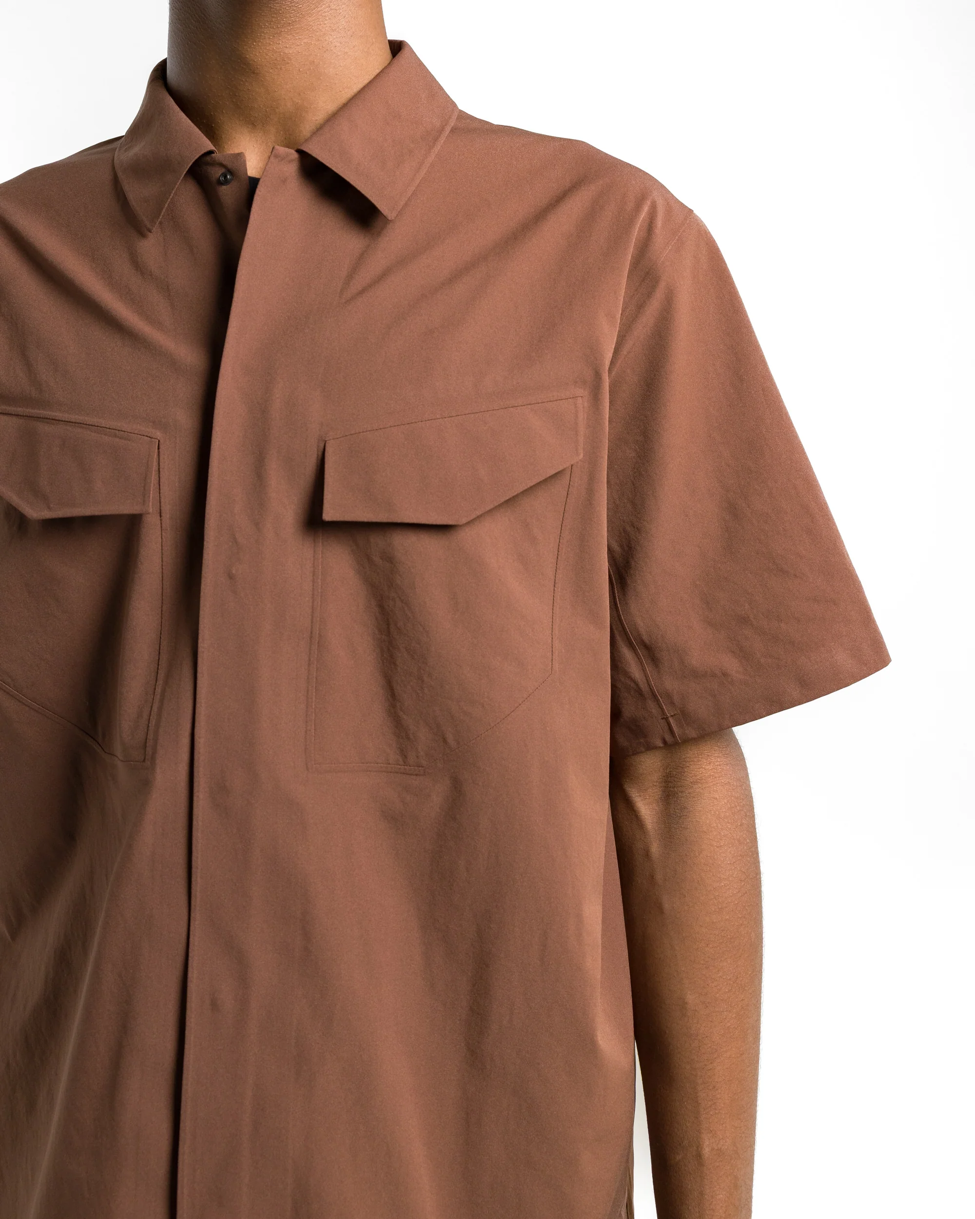 Field SS Shirt - Ganache - Image 5