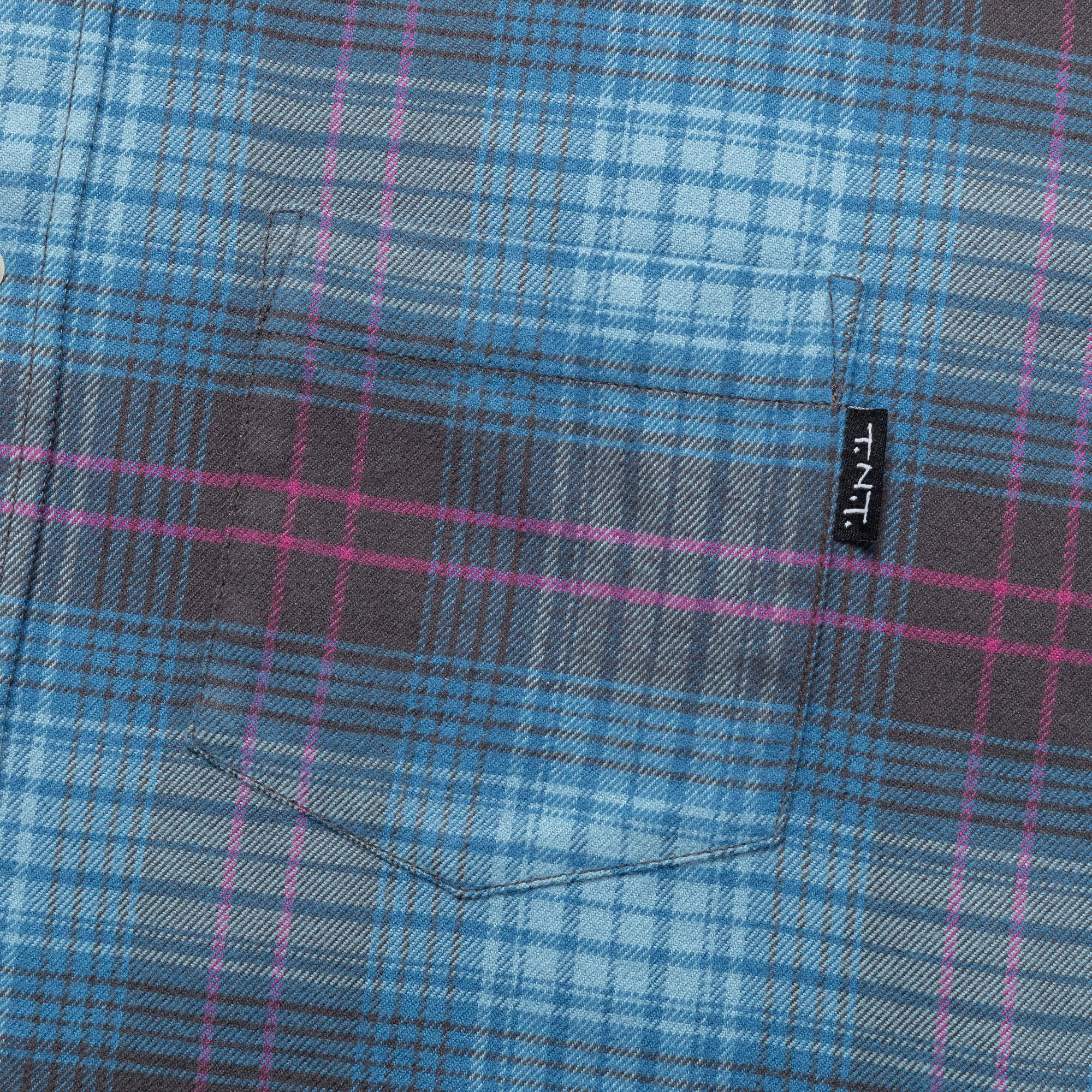 Flannel Check Shirt - Blue - Image 3