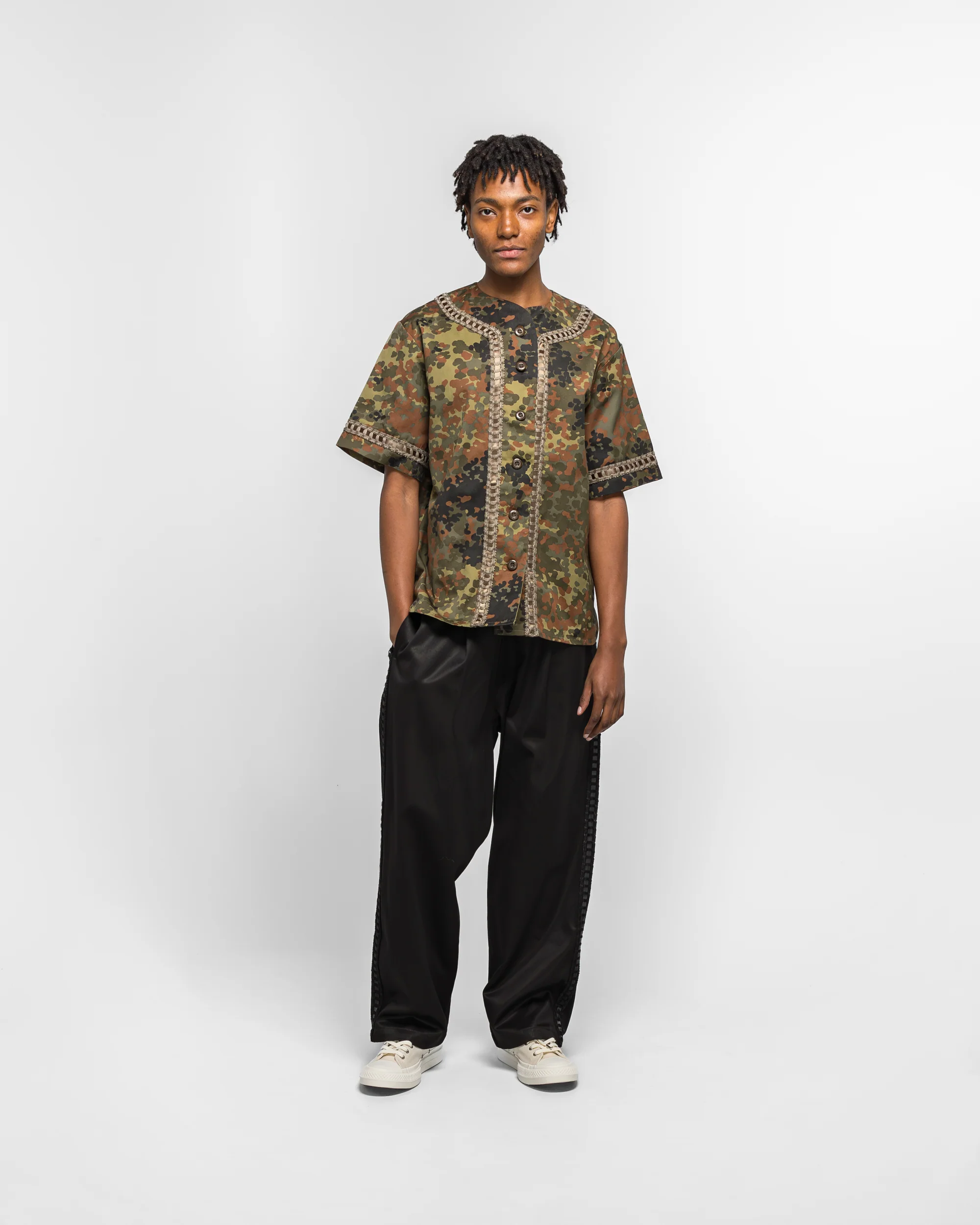 Braided Relax Pant - Black - Image 6
