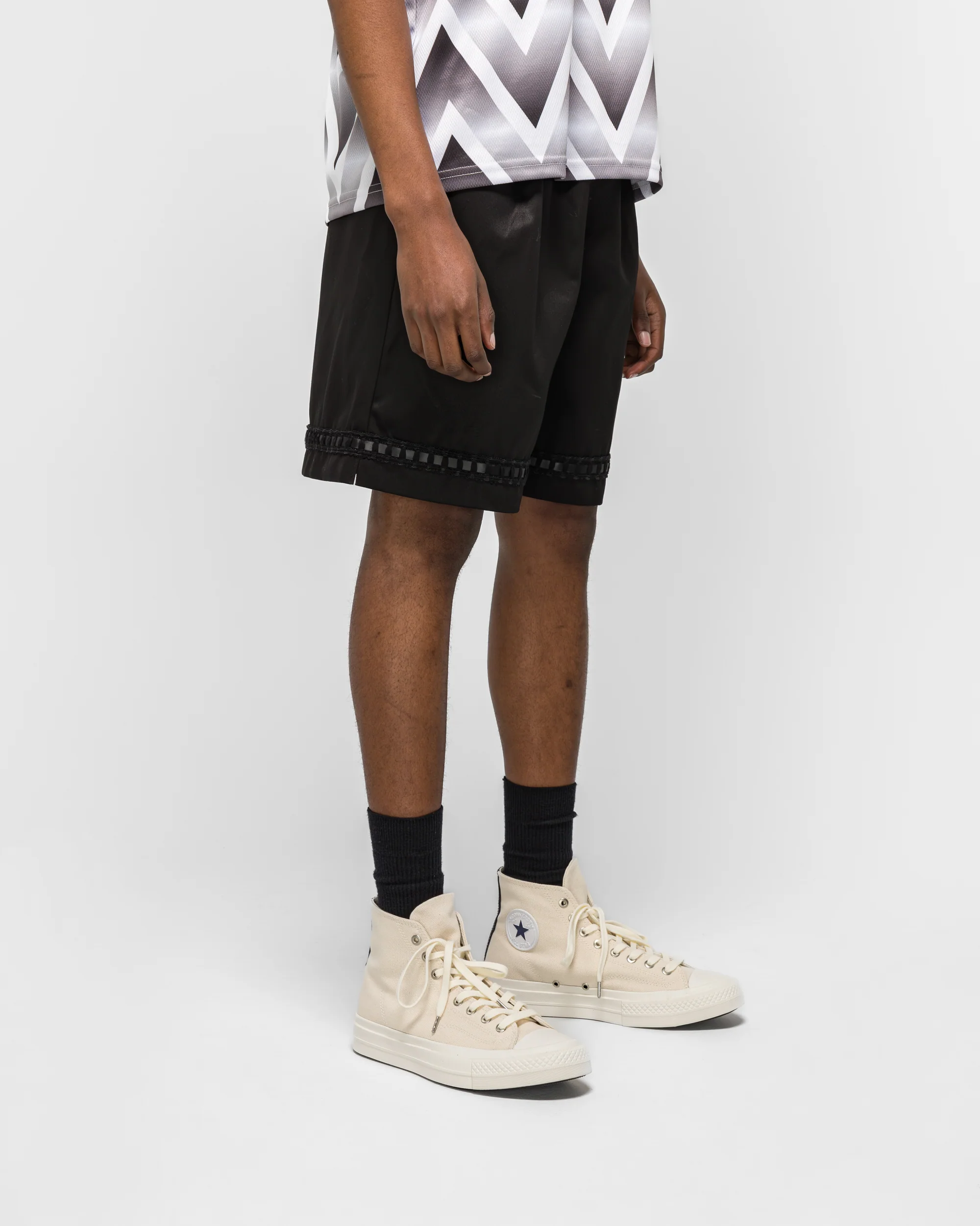 Braided Relax Short - Black - Image 3