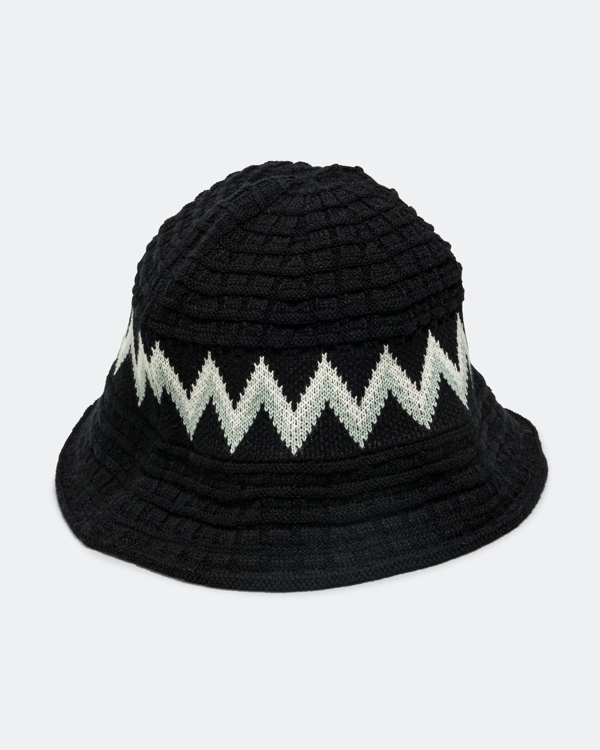 Waffle Tulip Hat - Black - Image 3