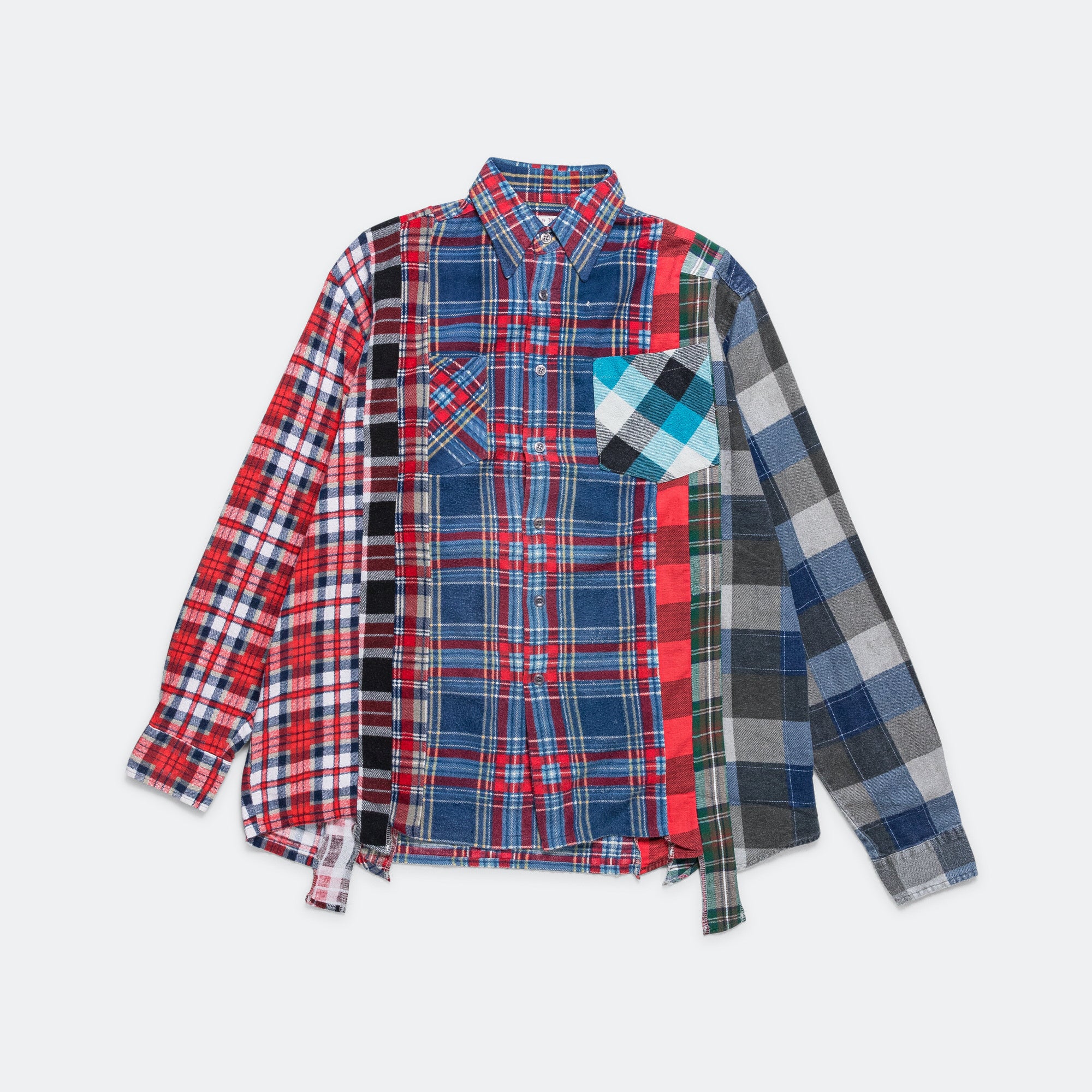 FW24 Rebuild Flannel 7 Cuts Shirt - Medium #7